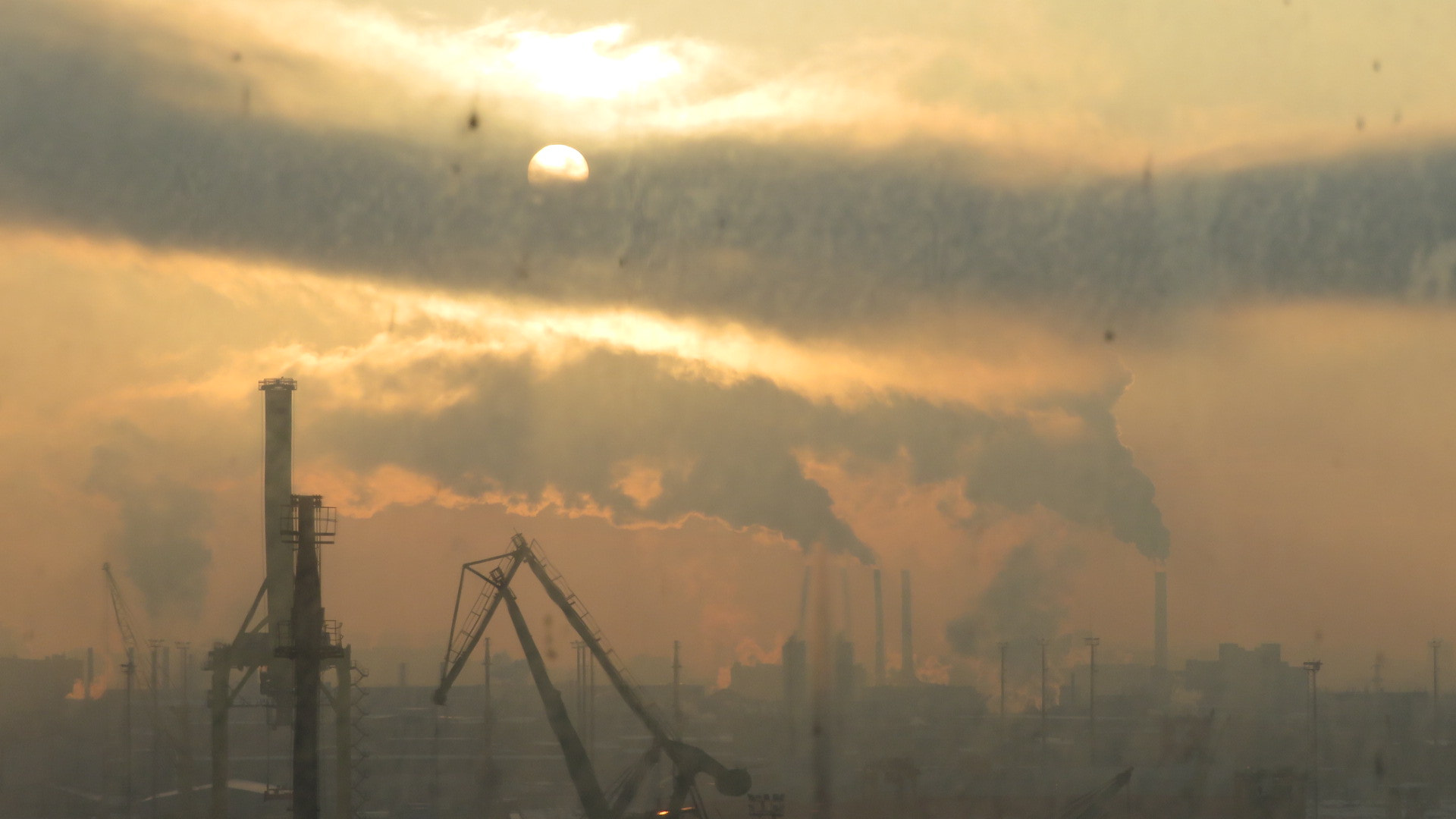 Canon PowerShot SX730 HS sample photo. Industrial sunrise photography