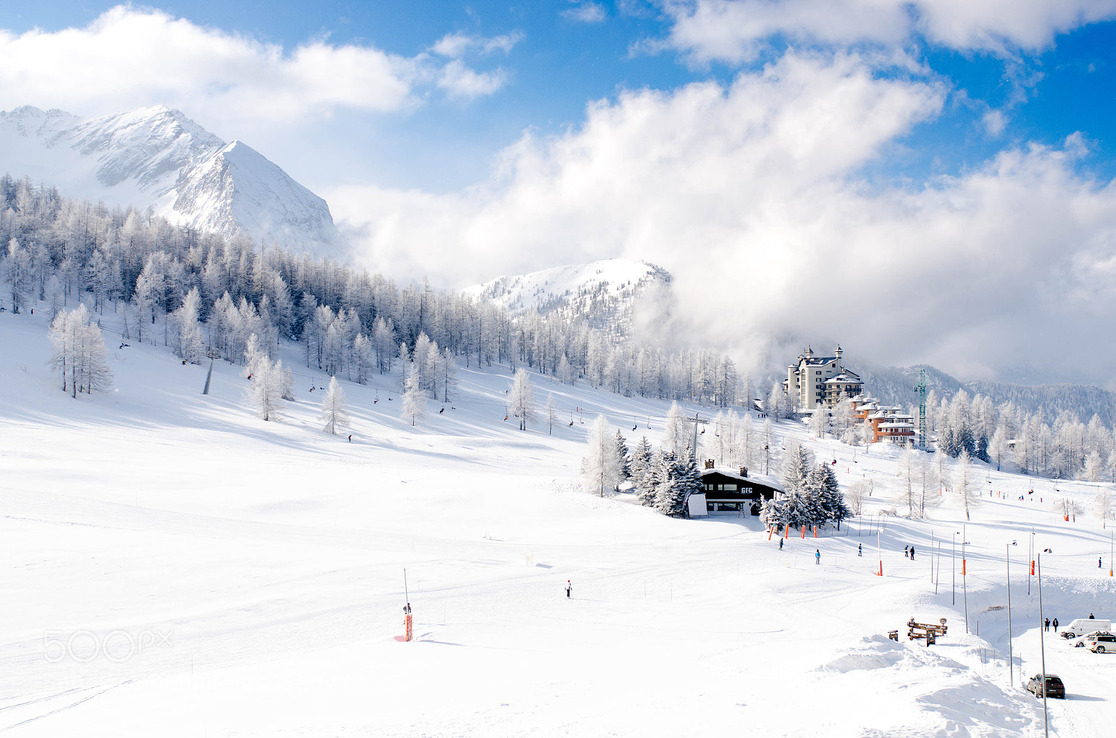 Nikon D7000 sample photo. Sestriere after snow photography