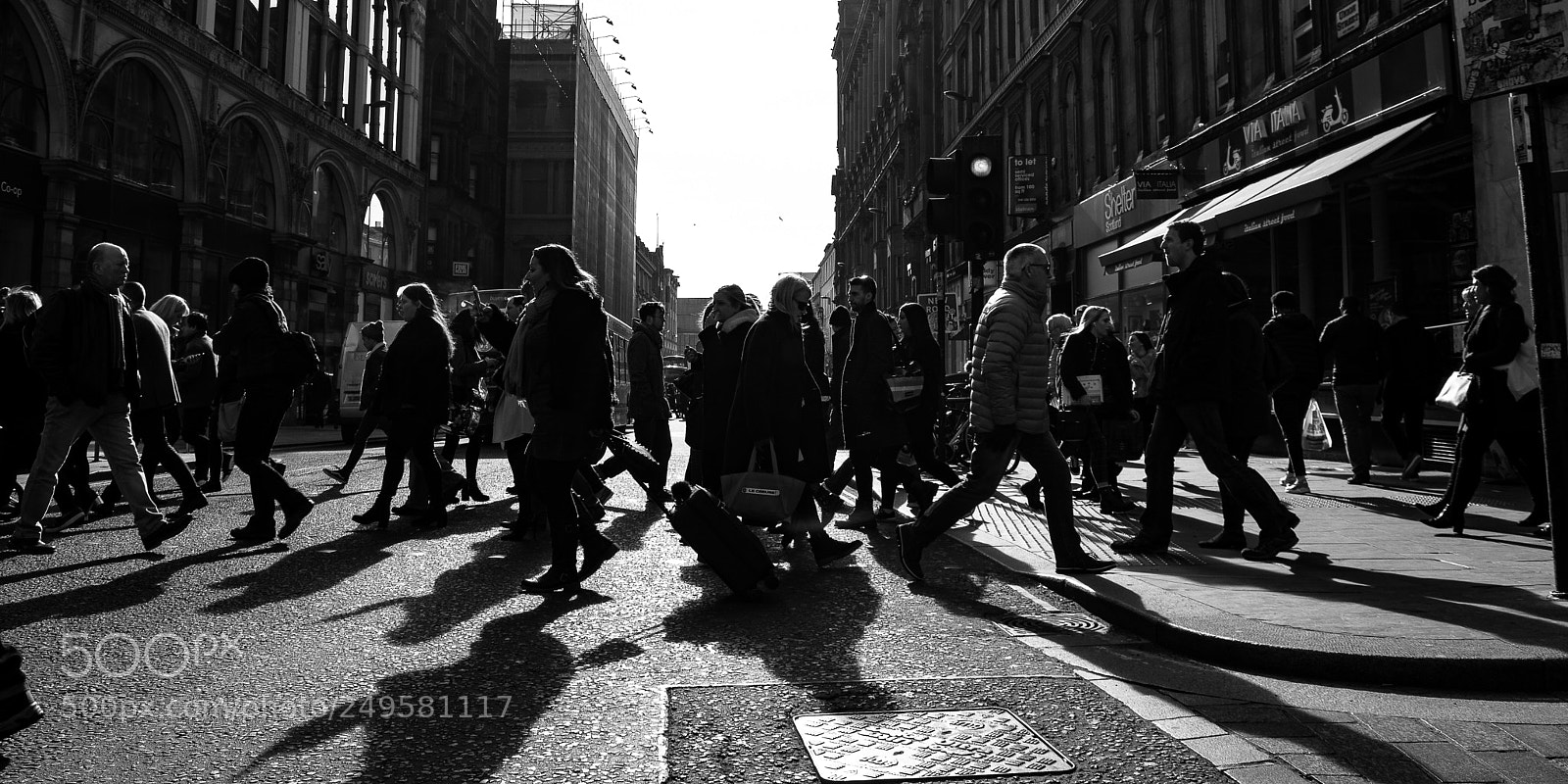 Nikon D3200 sample photo. Rushin' in glasgow photography