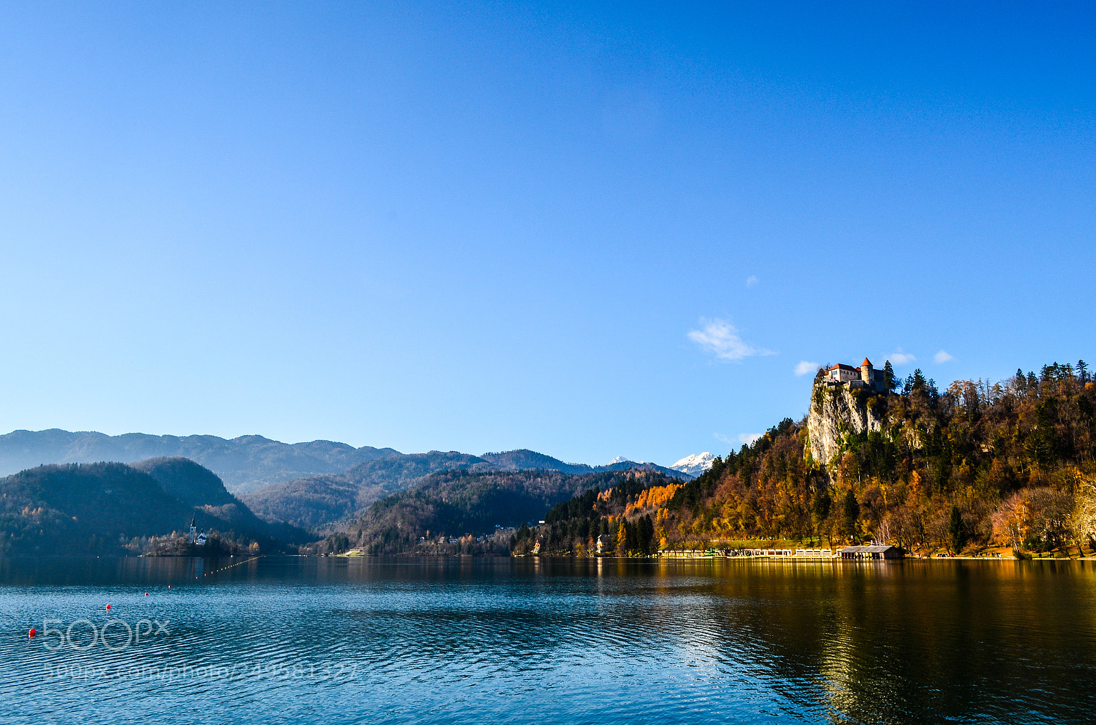 Nikon D5100 sample photo. Castle bled photography