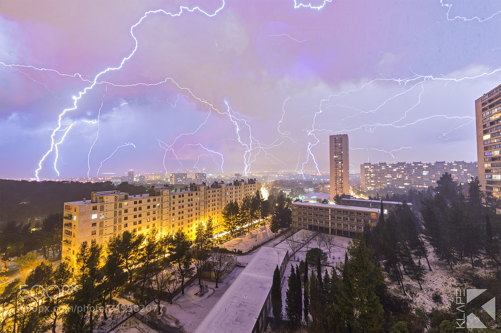 Nikon D600 sample photo. Lightning storm photography