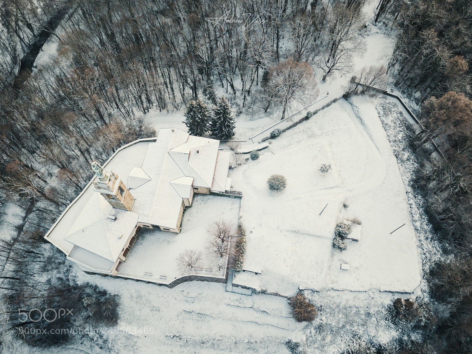 DJI FC220 sample photo. Santuario di sombreno dressed photography