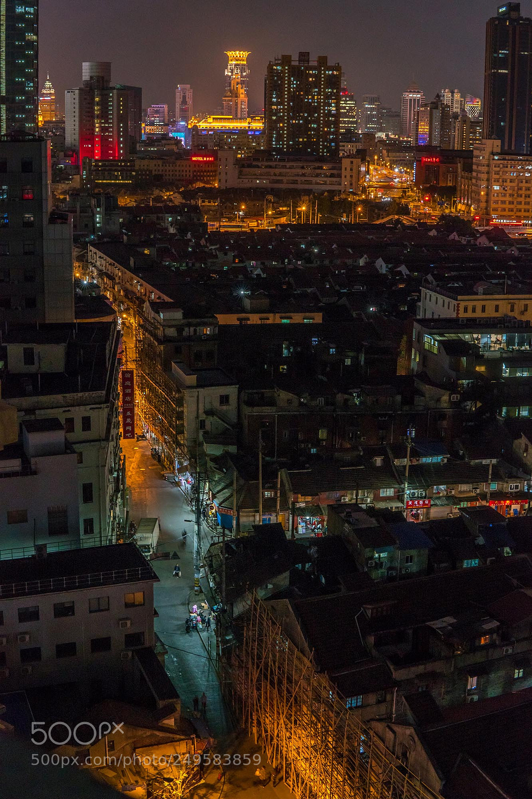 Sony a6300 sample photo. A night view of photography