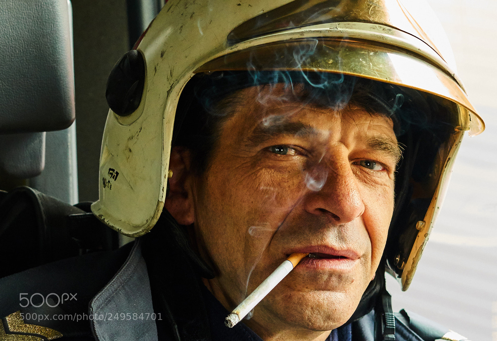 Sony a6500 sample photo. Firefighter photography
