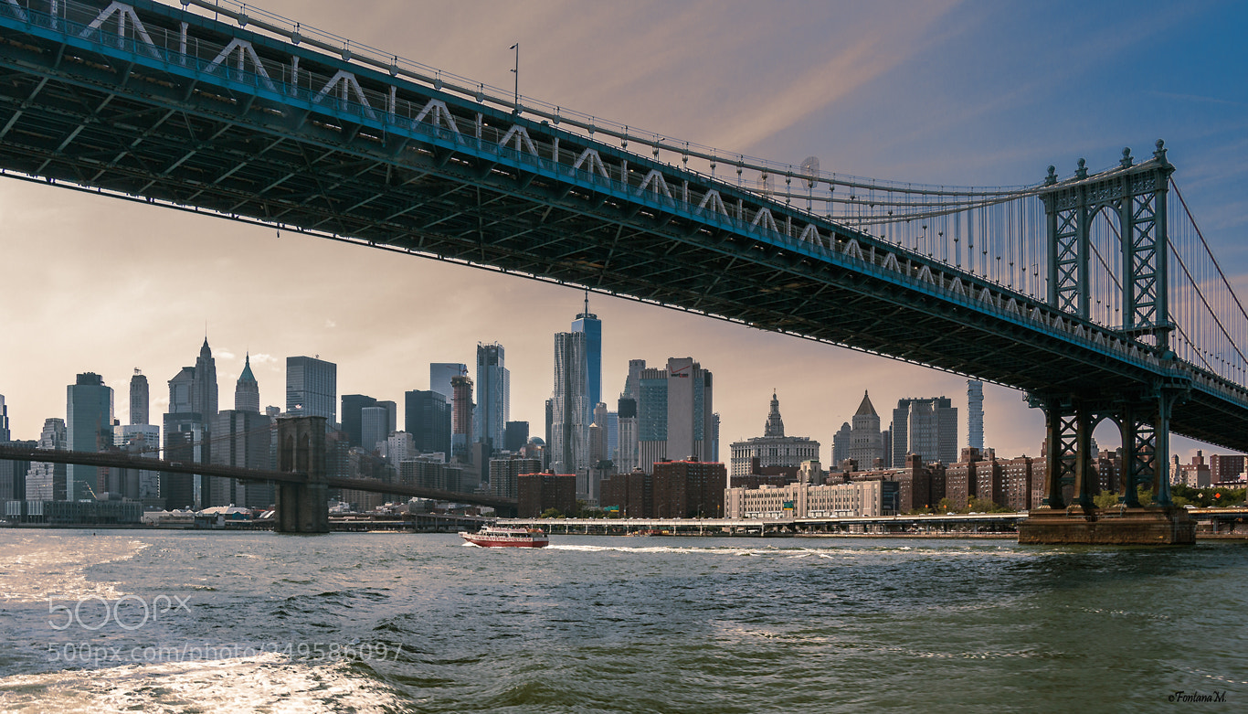 Canon EOS 70D sample photo. Manhattan bridge photography