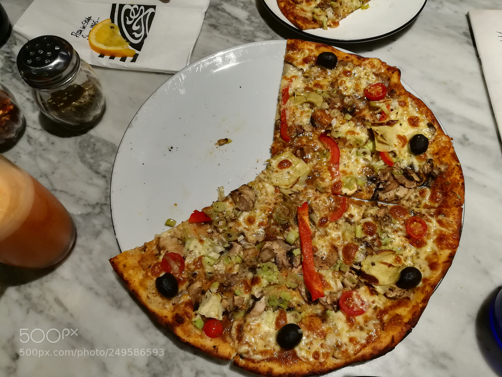 HUAWEI honor 6x sample photo. Pizza photography
