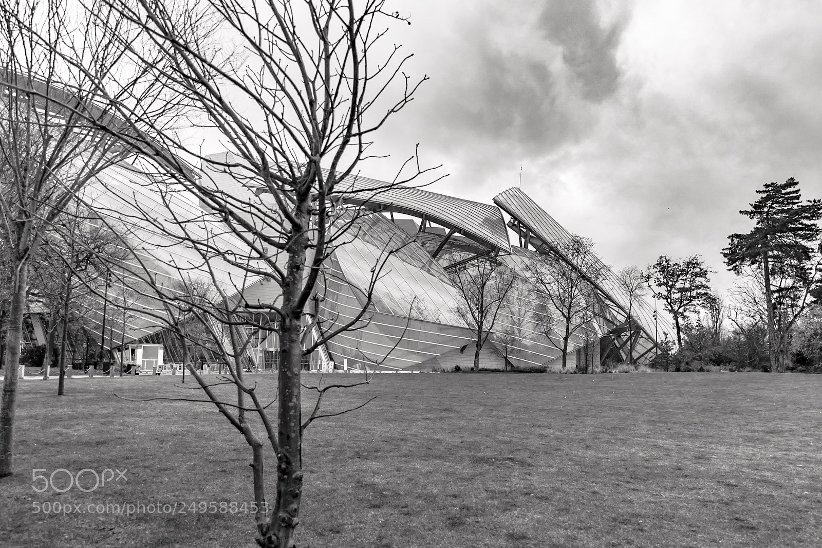 Canon EOS 6D Mark II sample photo. Fondation louis vuitton paris photography