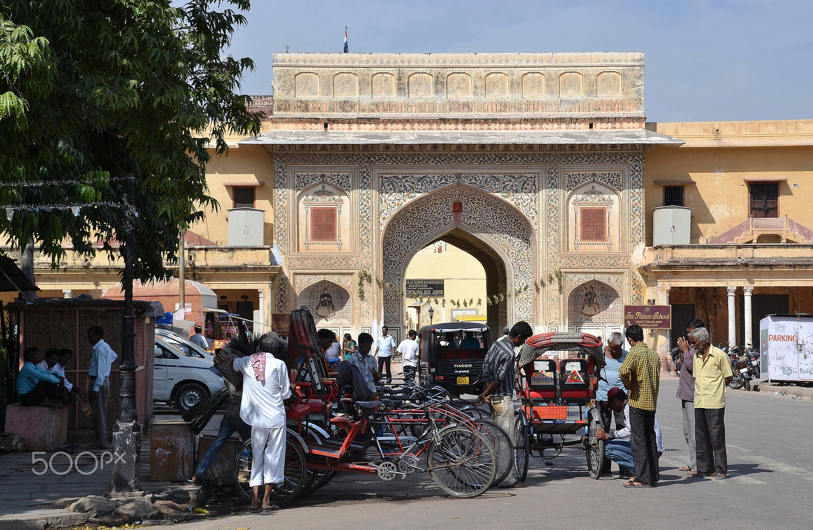 Nikon D3100 sample photo. Escena de carrer a jaipur photography