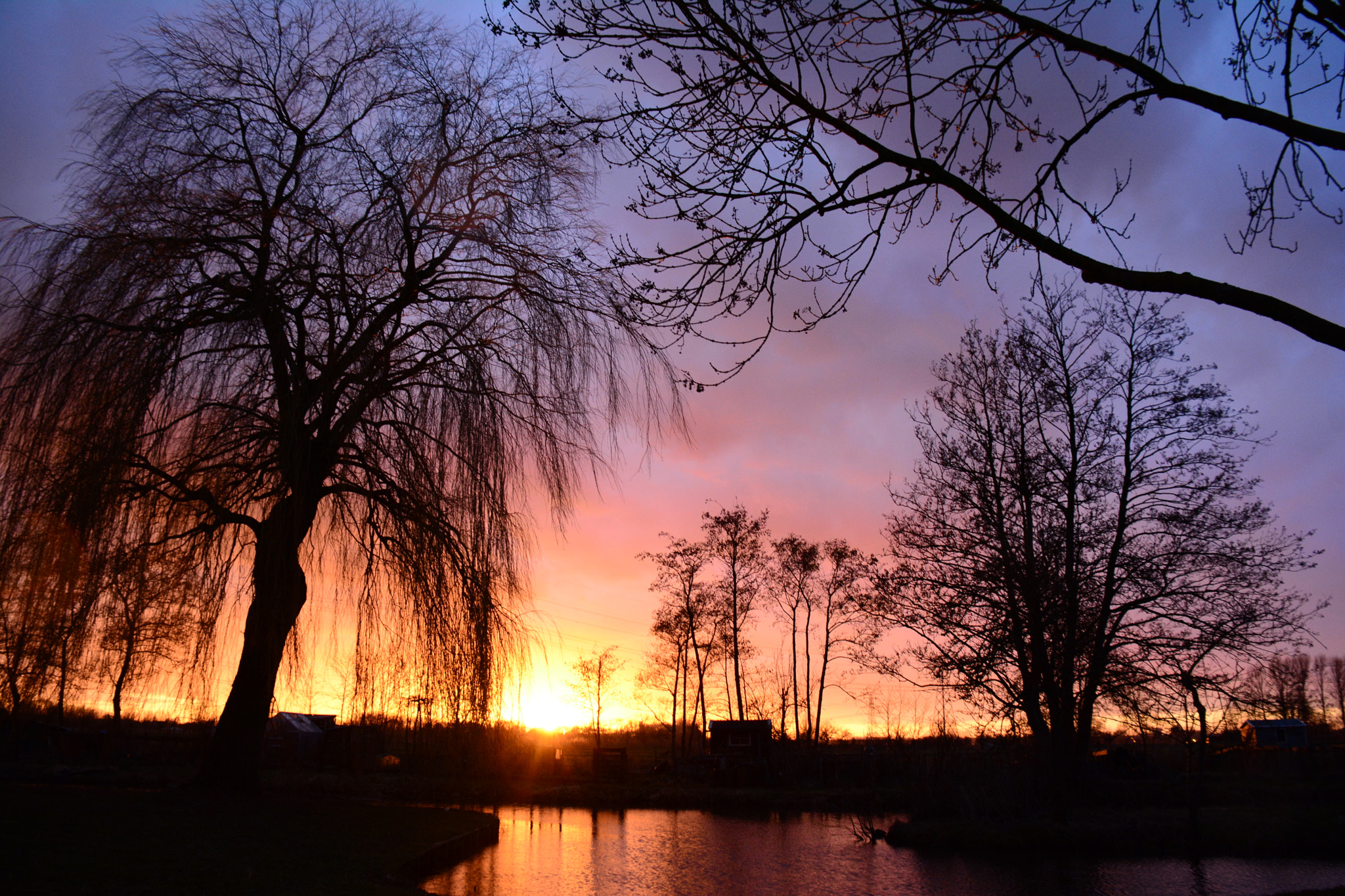Nikon D7100 sample photo. Sunset in holland photography
