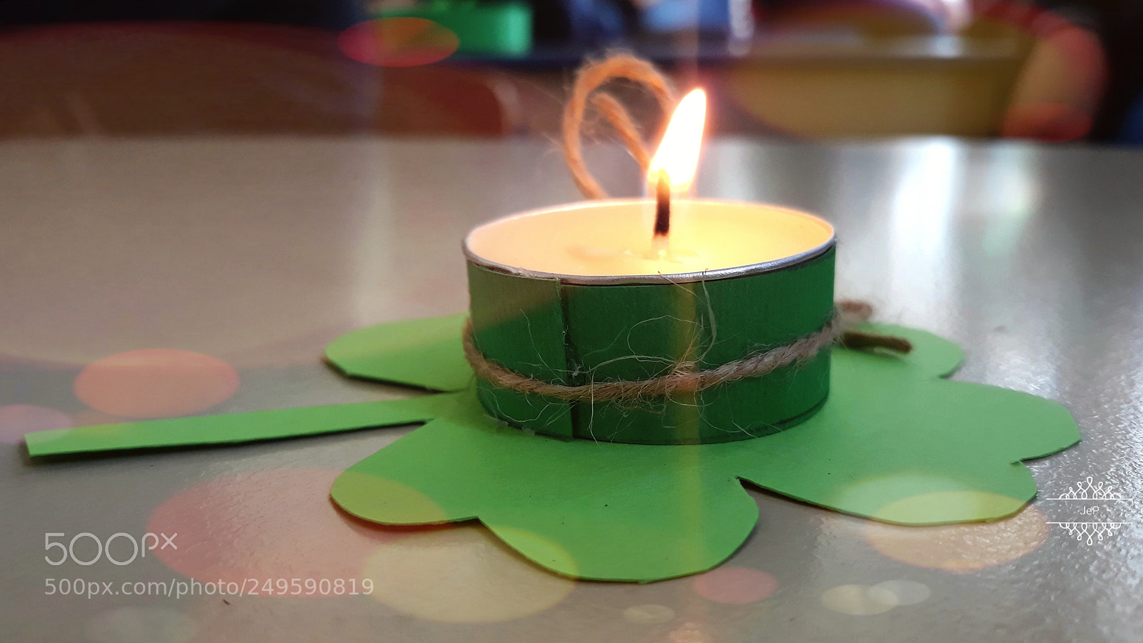 Samsung Galaxy J7 sample photo. Clover candle photography
