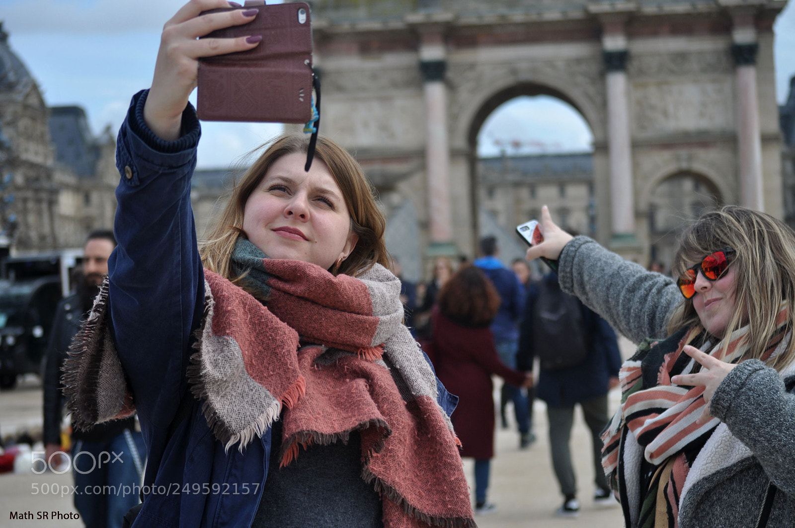 Nikon D5000 sample photo. Selfie in paris photography