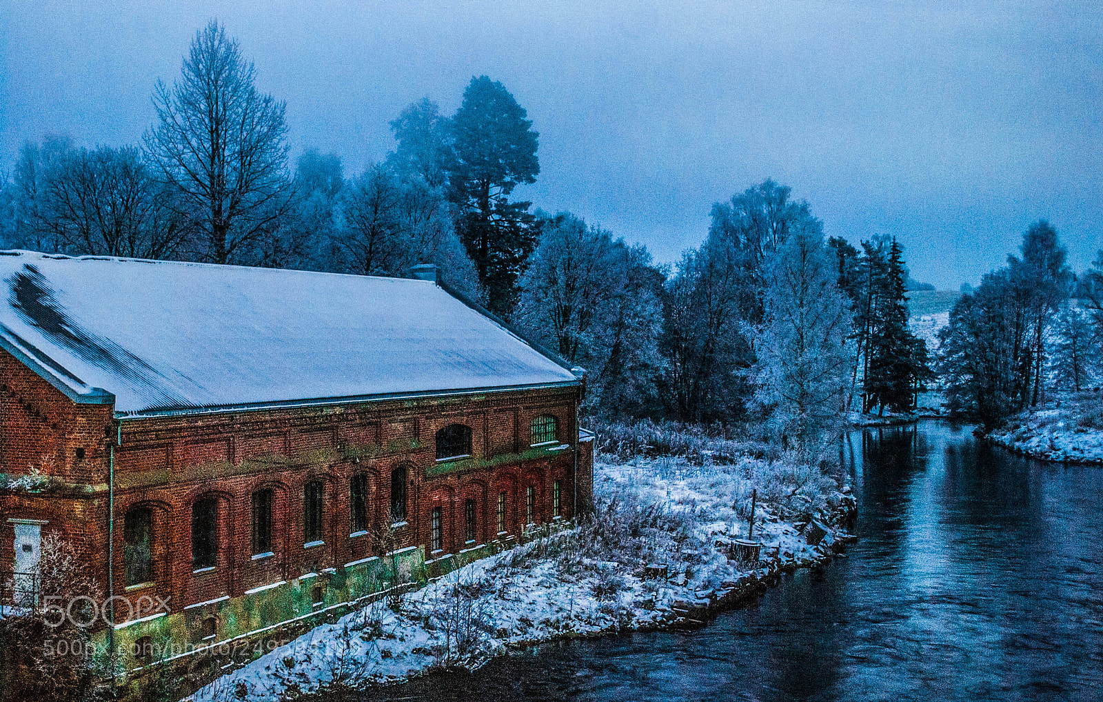 Nikon D80 sample photo. Mago power plant river photography