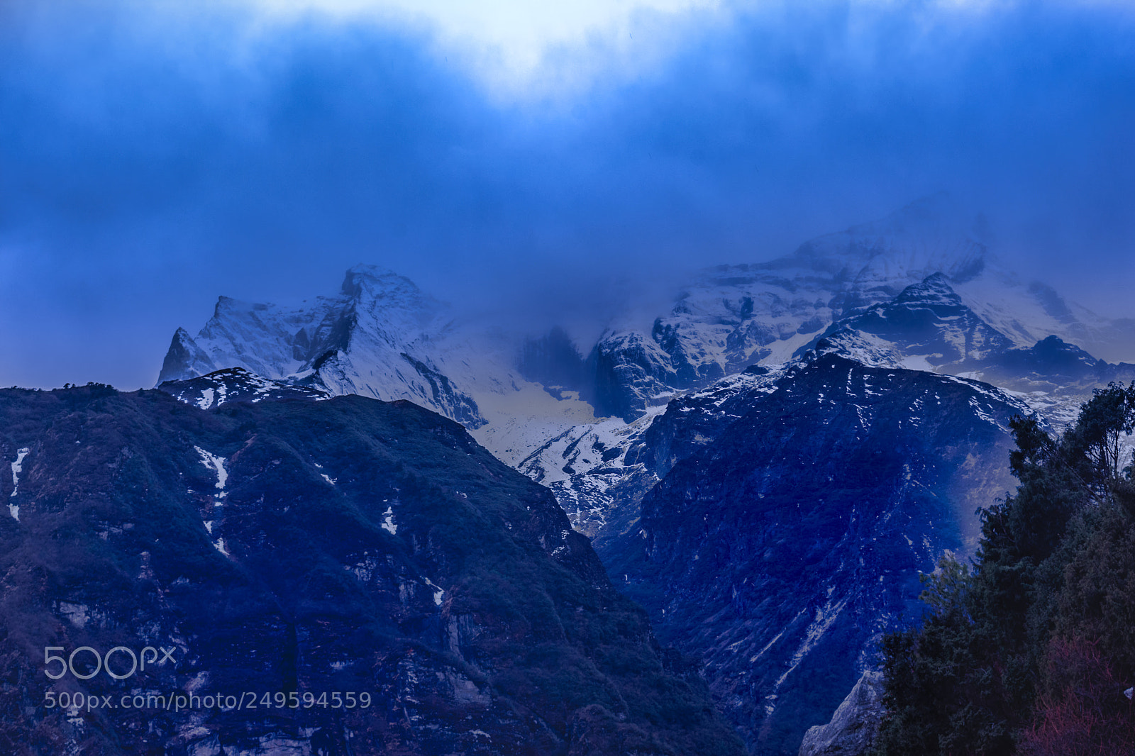 Nikon D7200 sample photo. Cheplung mountain range, nepal photography