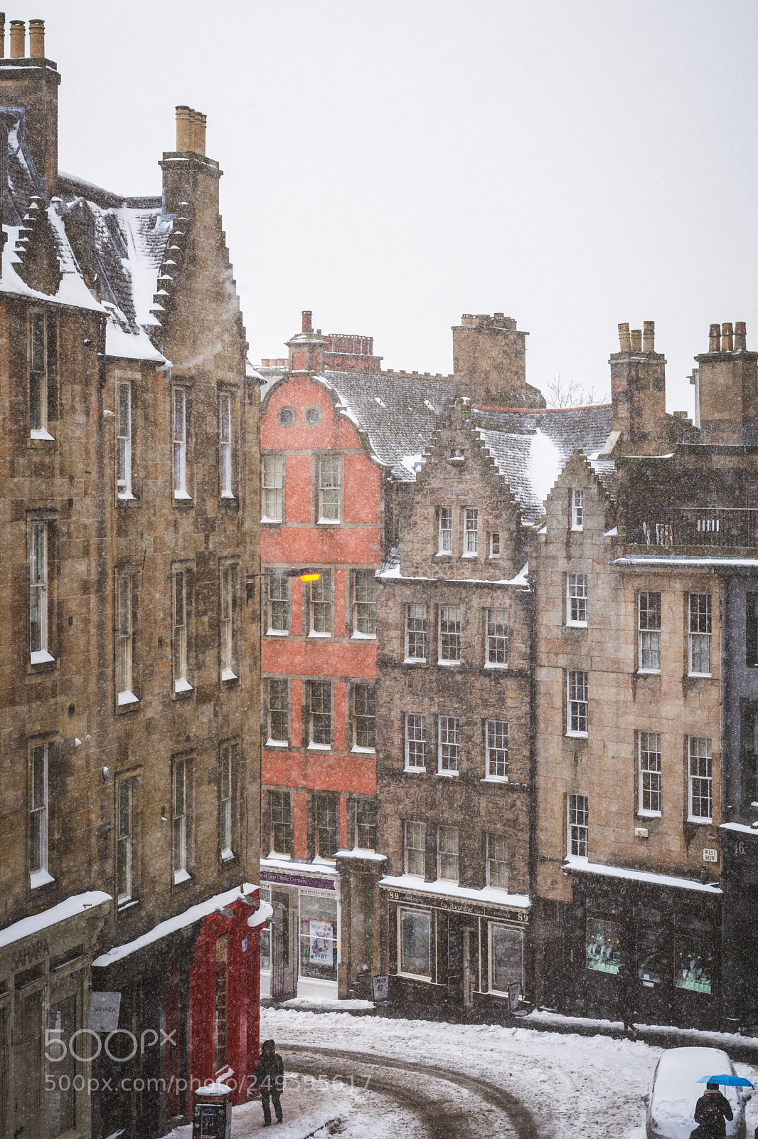 Nikon D7100 sample photo. Snow on victoria street photography