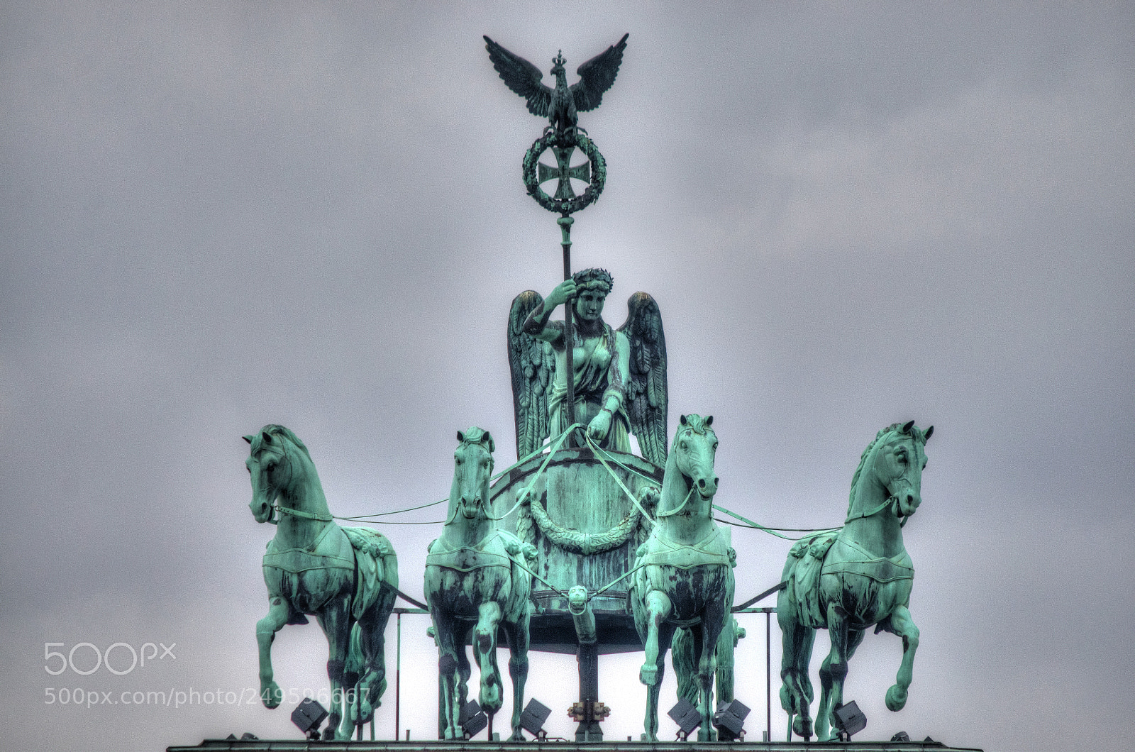 Nikon D5100 sample photo. Quadriga hdr - brandenburger photography