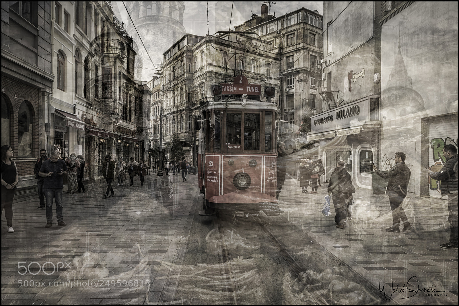 Nikon D5500 sample photo. Istanbul postcard photography
