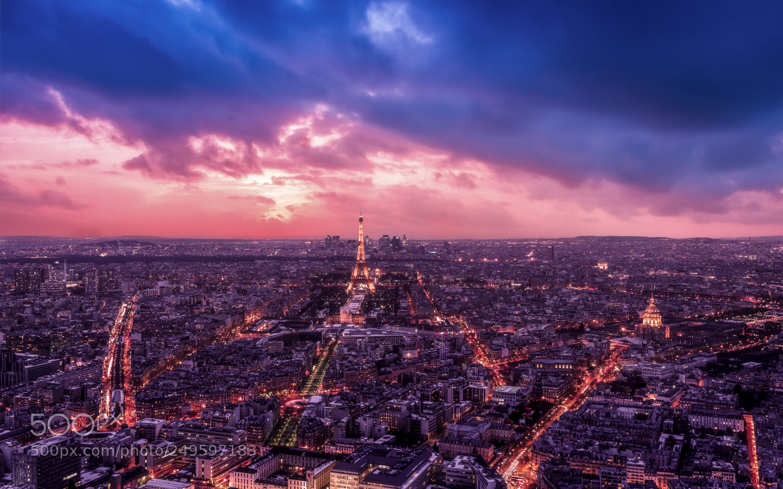 Sony a7R II sample photo. Eiffel tower tour montparnasse photography