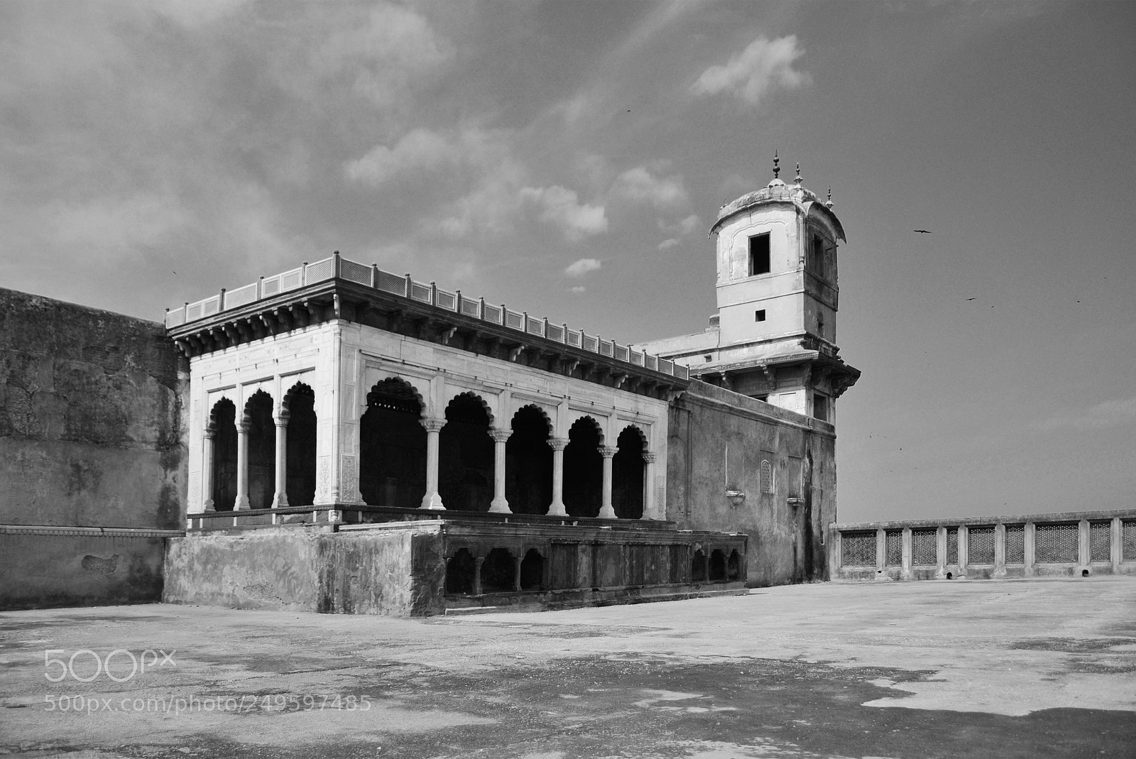 Nikon D300 sample photo. Mughal building in fort photography