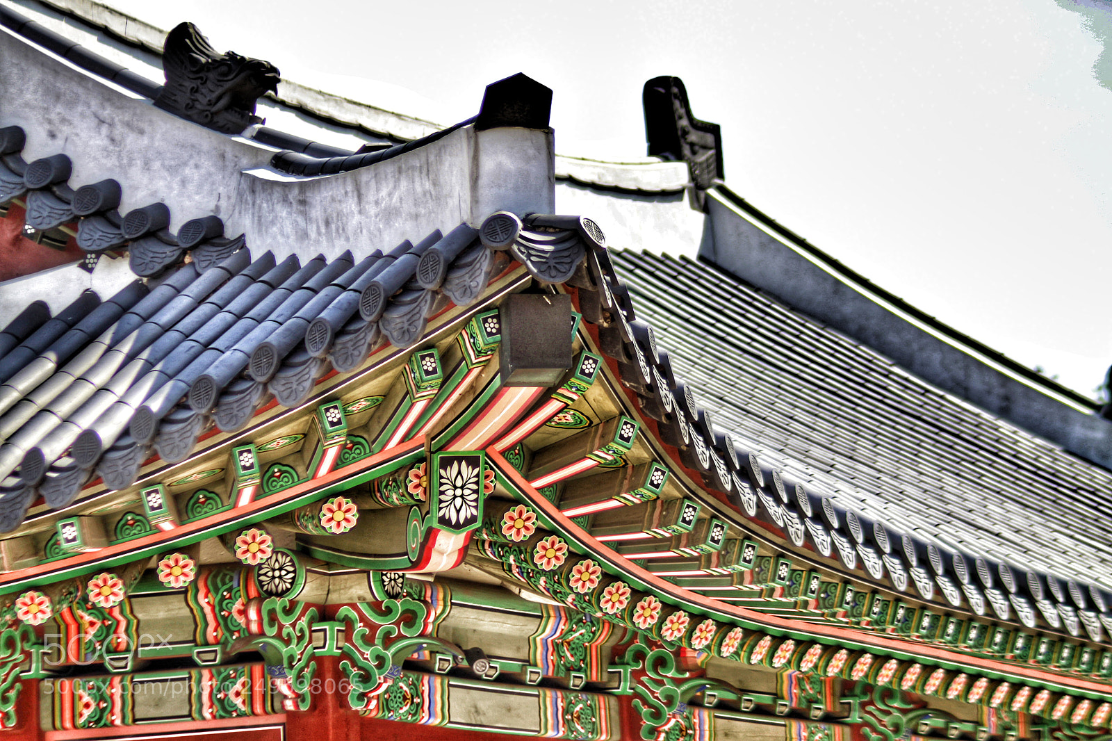 Canon EOS 50D sample photo. 행궁 처마 photography