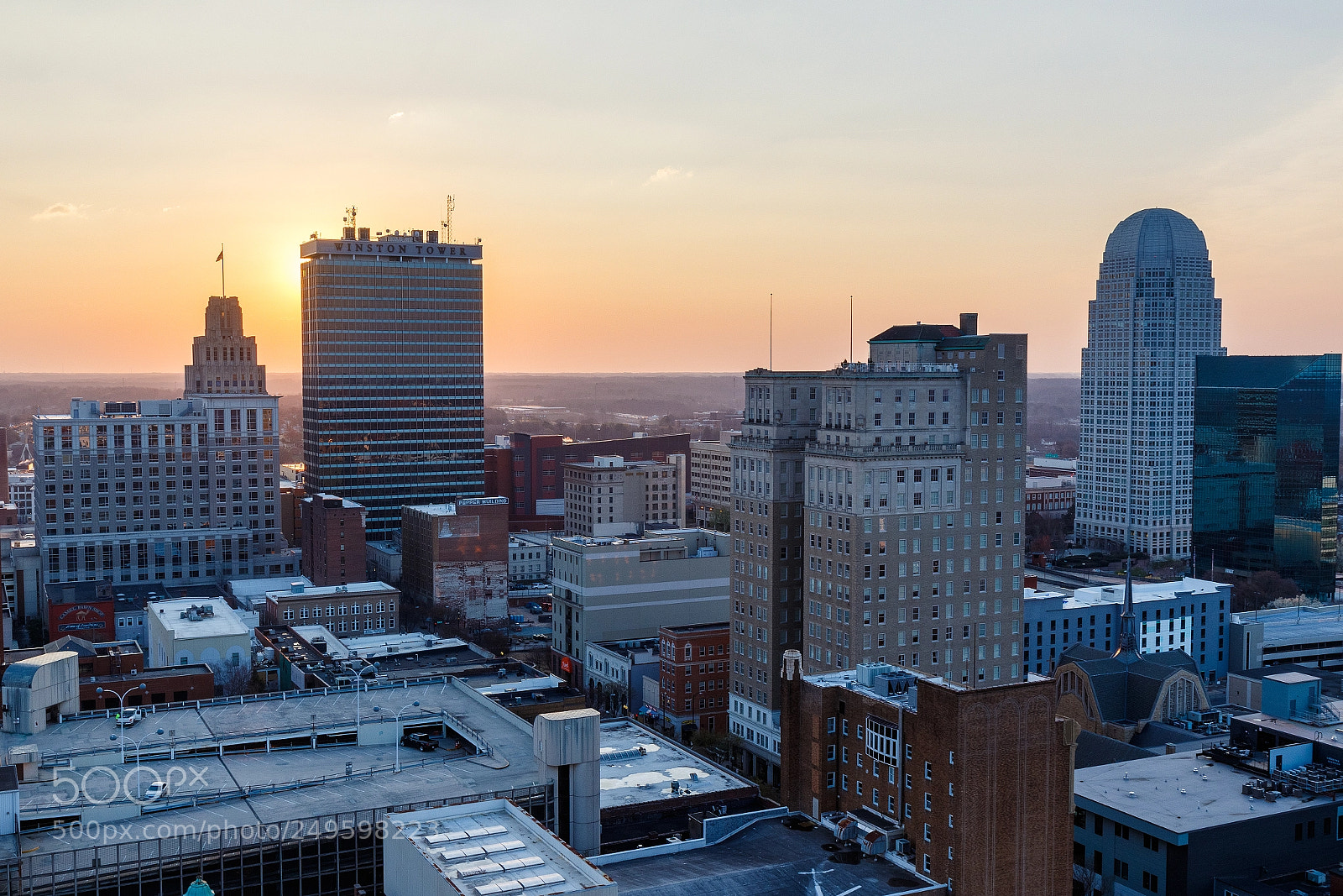 Canon EOS 7D Mark II sample photo. Downtown winston-salem photography