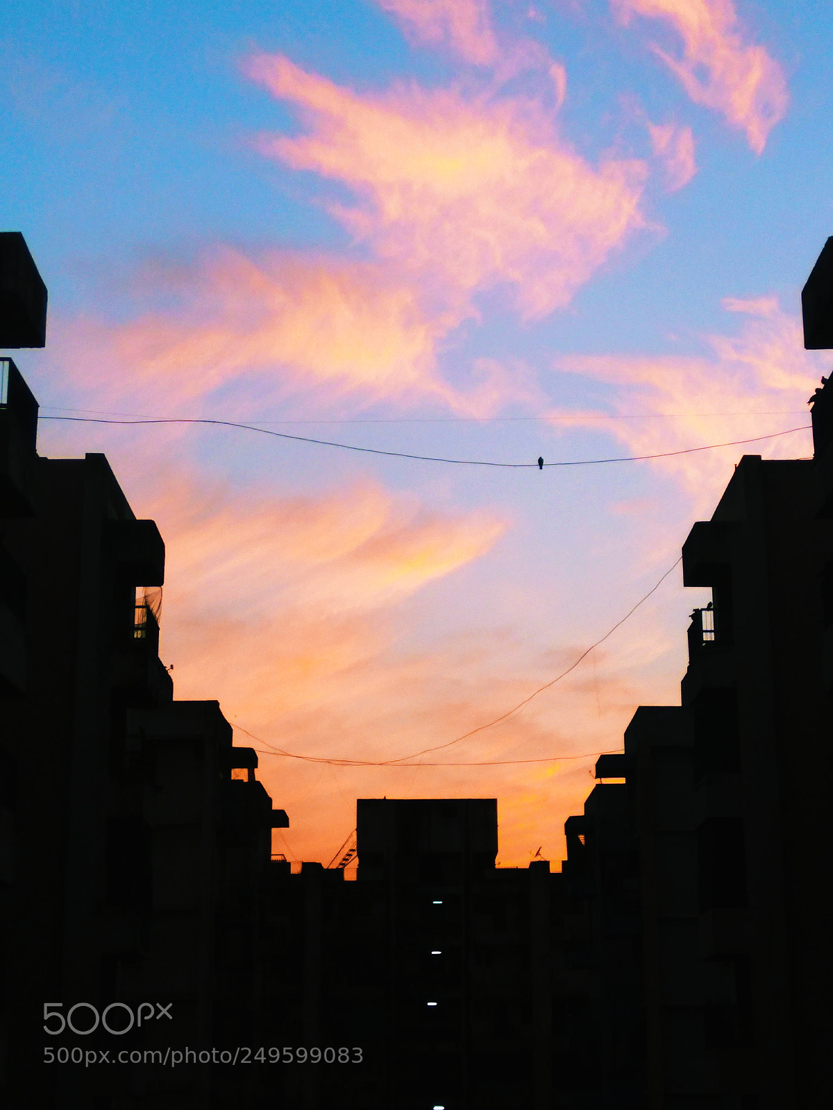 Xiaomi Redmi Note3 sample photo. Burning sky photography