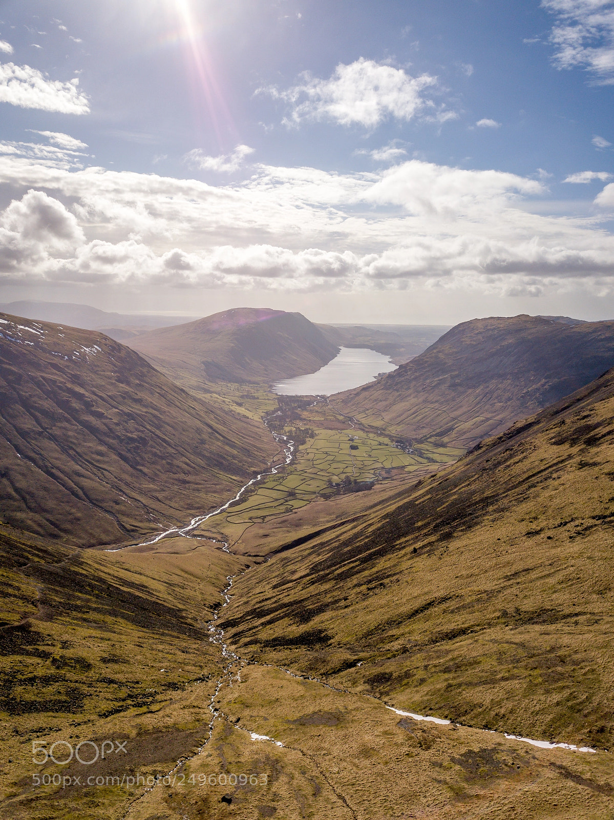 DJI FC220 sample photo. Wast water photography