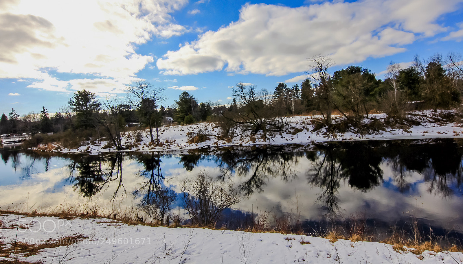 Canon EOS 60D sample photo. Winter river photography
