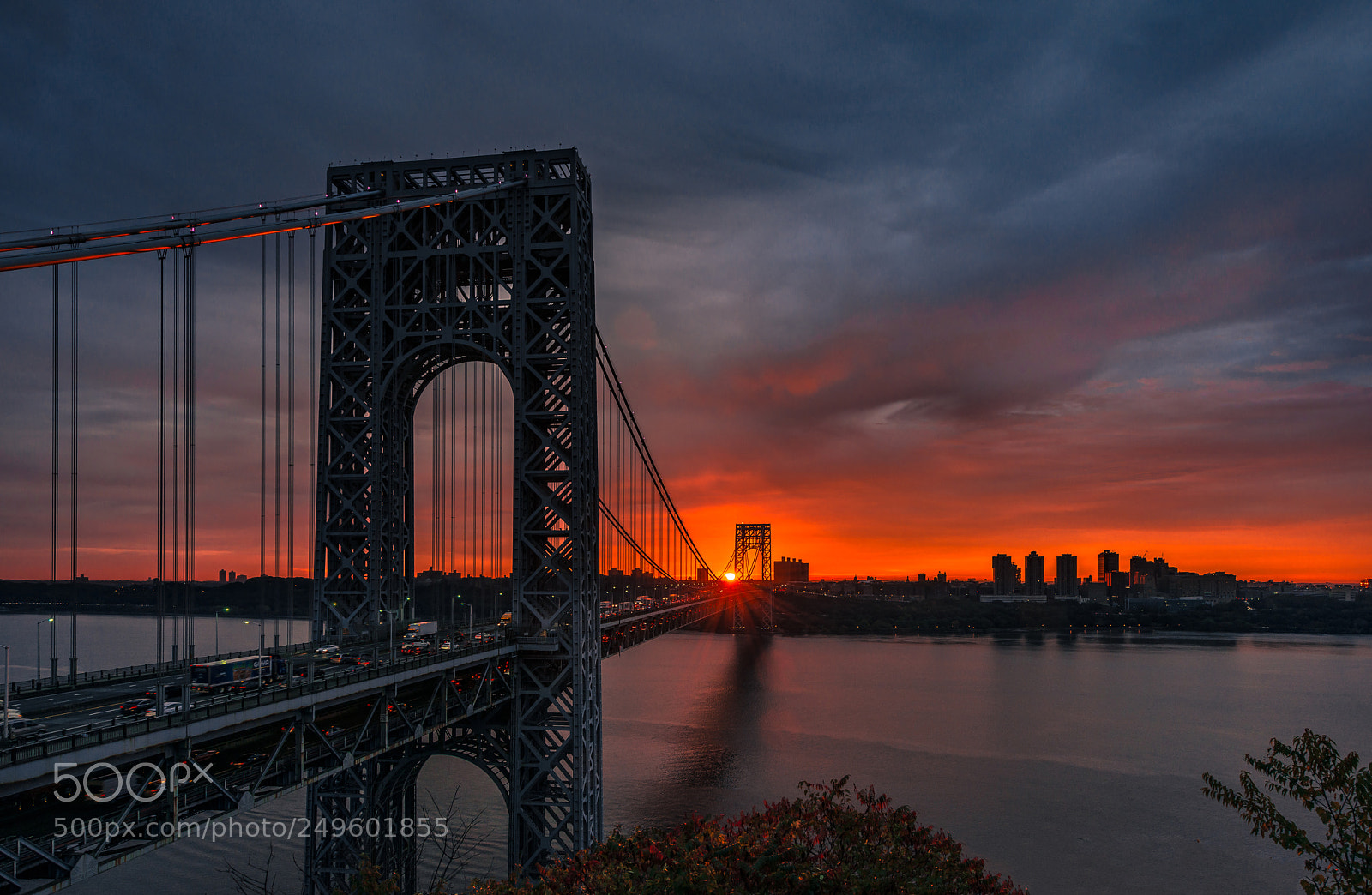 Nikon D800 sample photo. Dawn on george washington photography