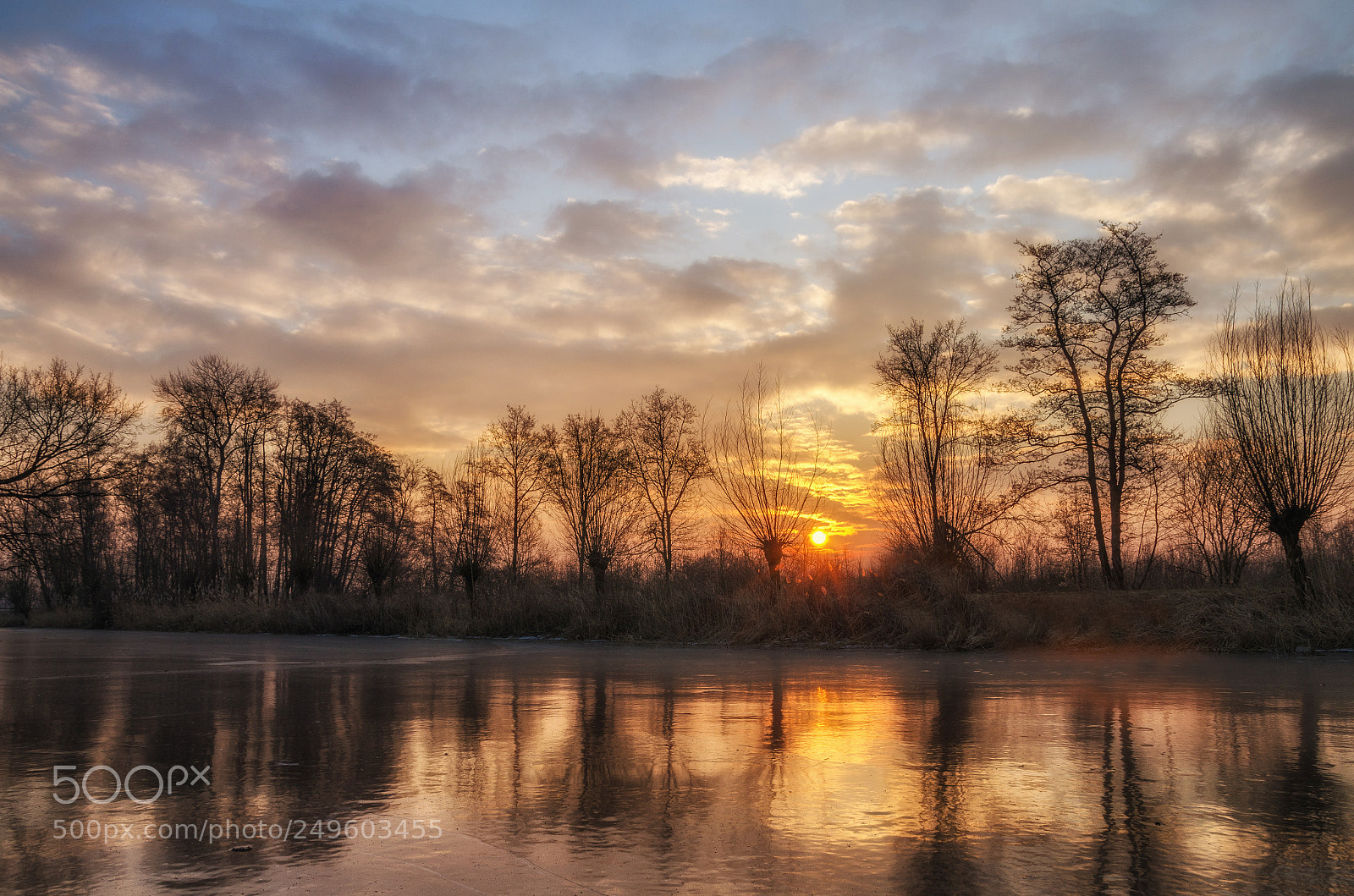 Nikon D7000 sample photo. Sunrise at a cold photography