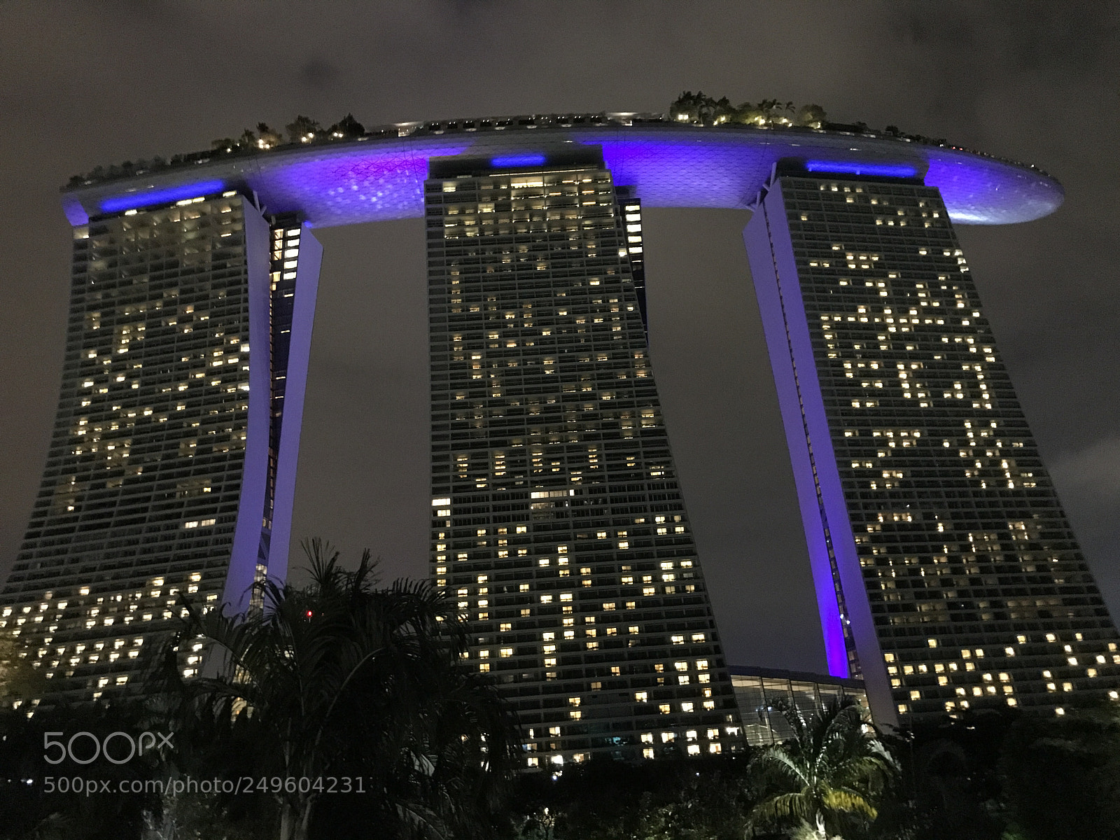 Apple iPhone 7 sample photo. Marina bay sands photography