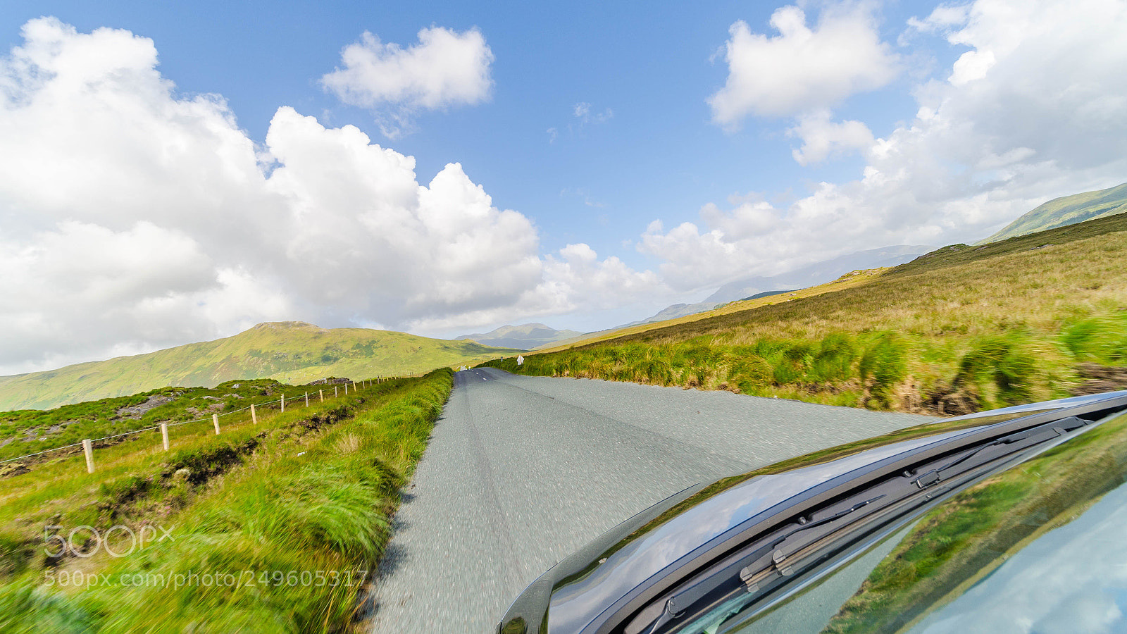 Nikon D7000 sample photo. Connemara from the car photography