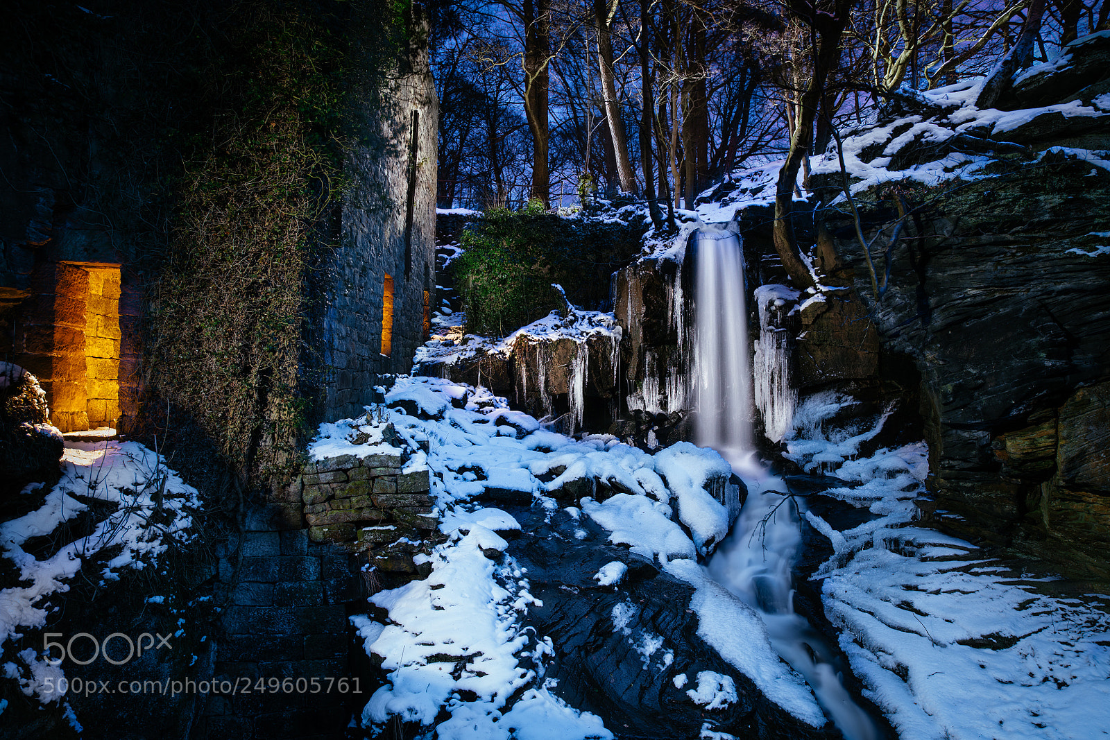 Canon EOS 5DS R sample photo. Lumsdale ice photography