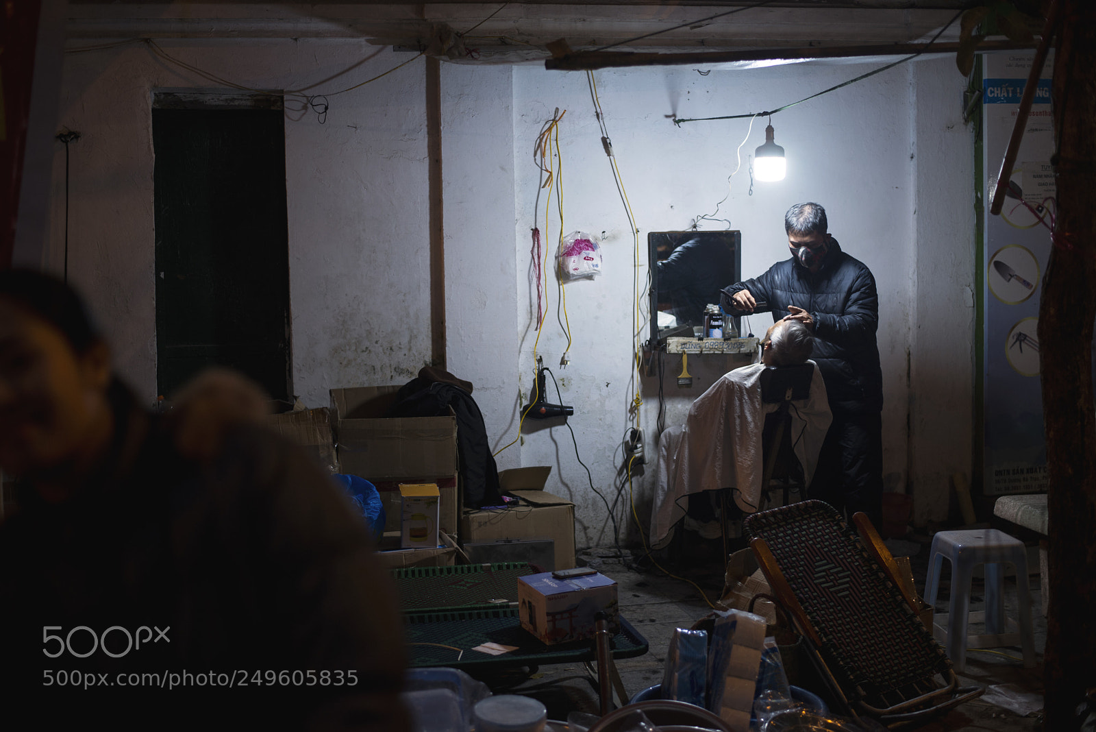 Nikon D600 sample photo. A local barber shop photography