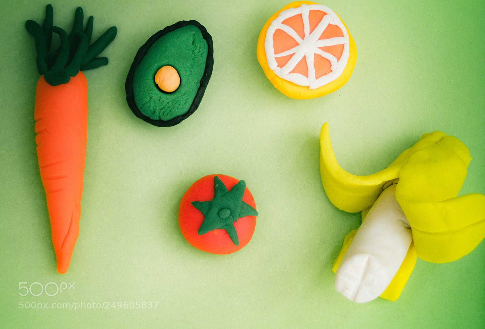 Canon EOS 1200D (EOS Rebel T5 / EOS Kiss X70 / EOS Hi) sample photo. Plasticine vegetables and fruit photography