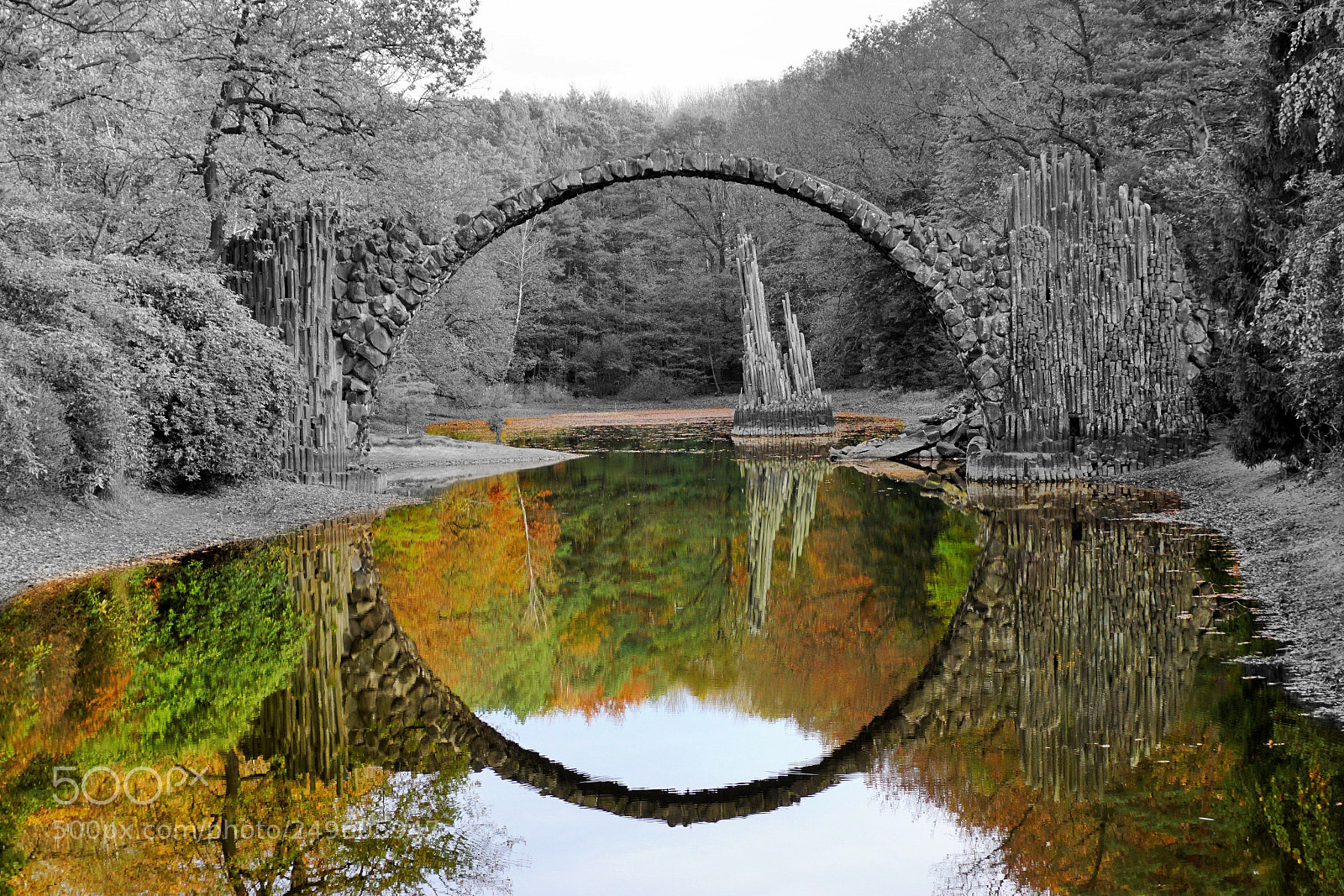 Sony a6000 sample photo. Rakotzbrücke devil's bridge photography