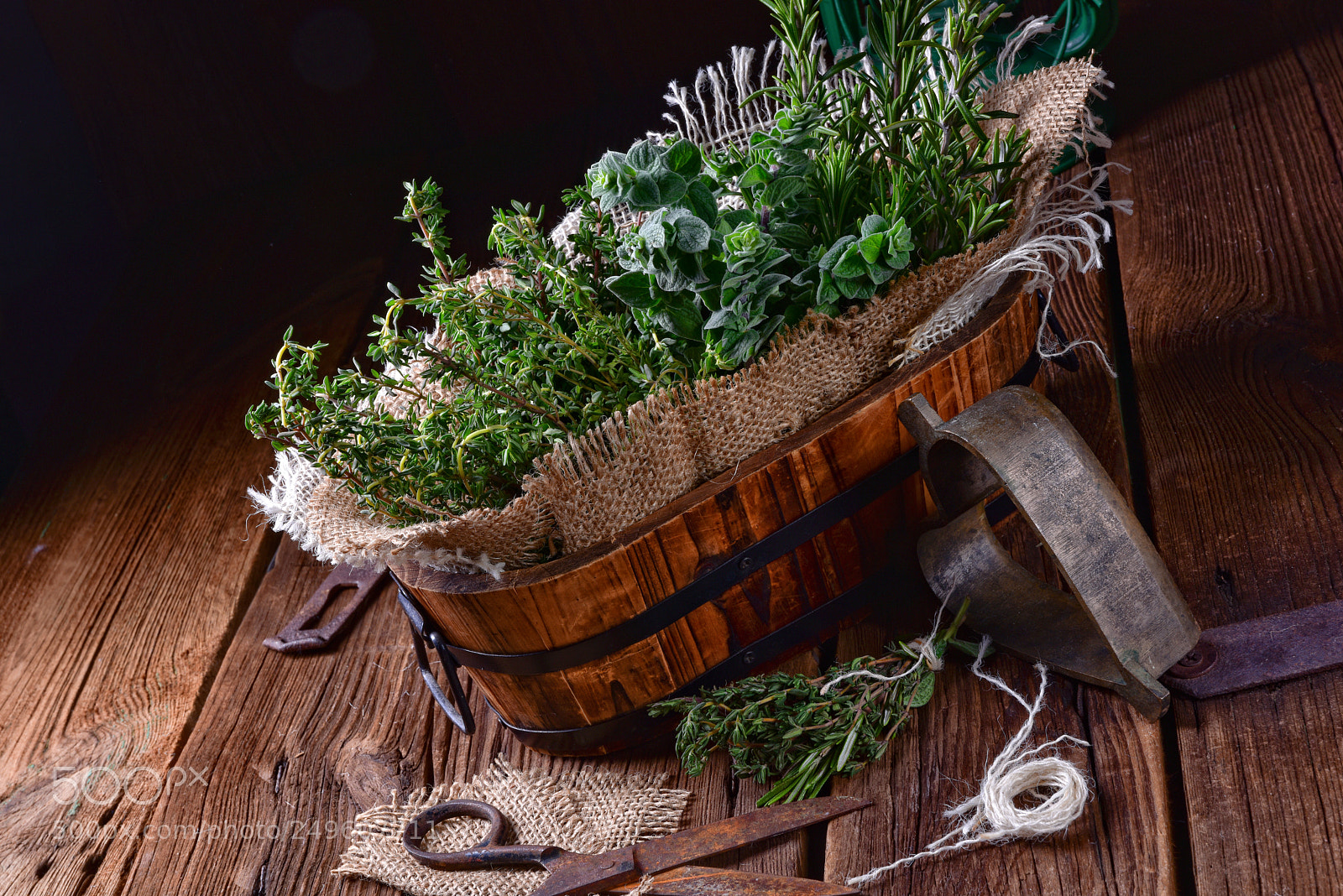 Nikon D810 sample photo. Herbal collection of thyme,oregano photography