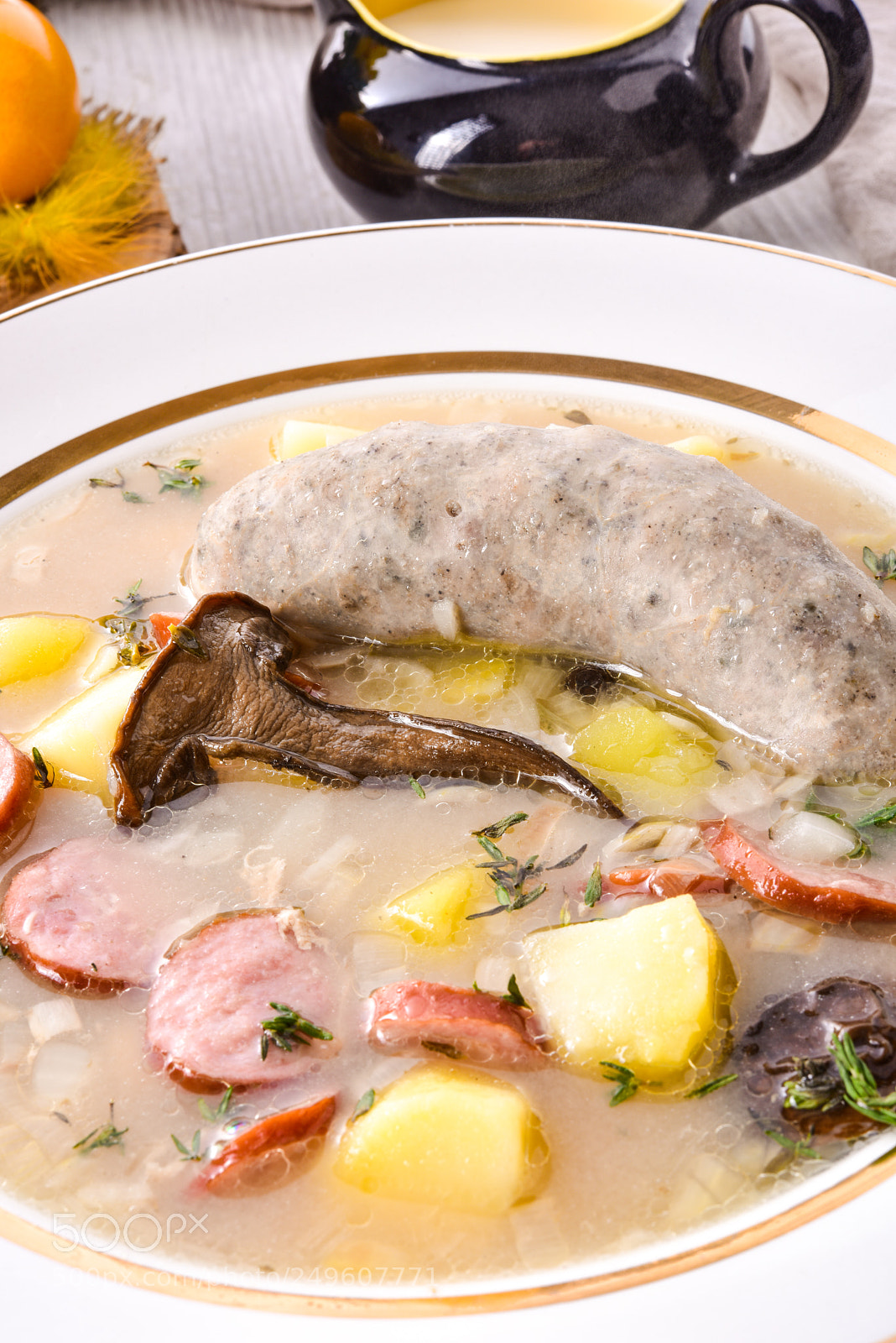 Nikon D810 sample photo. Polish easter soup photography