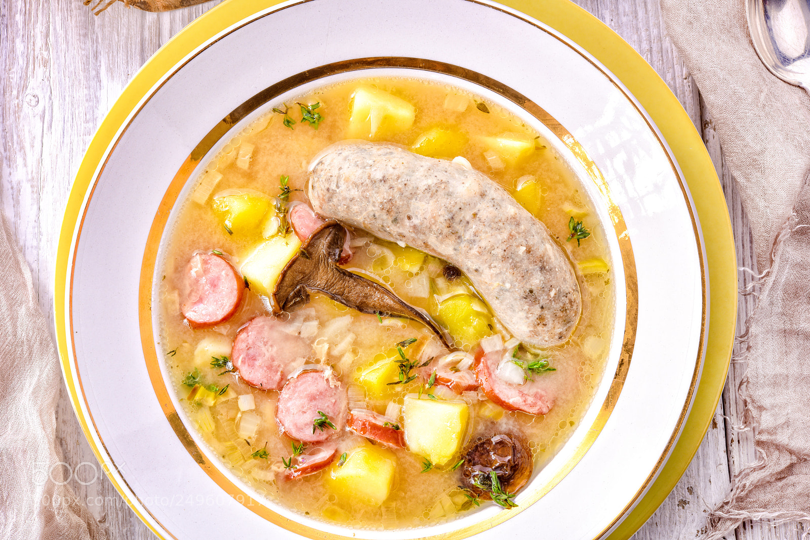 Nikon D810 sample photo. Polish easter soup photography