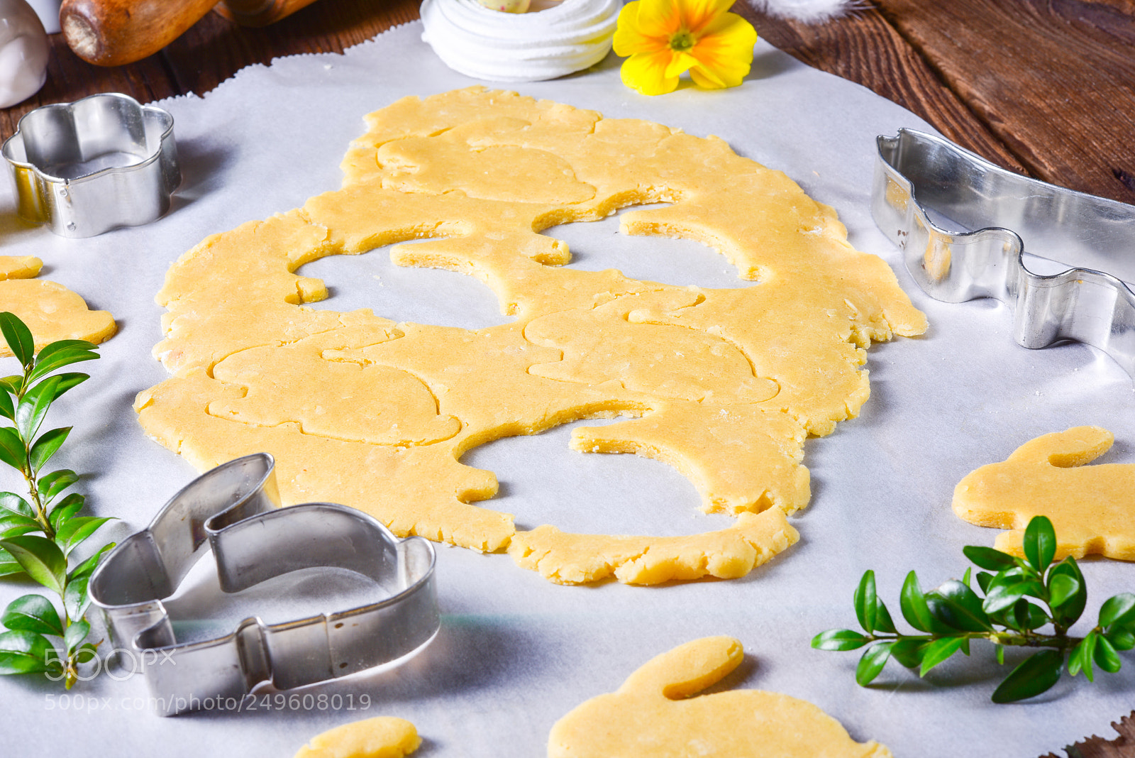 Nikon D810 sample photo. Raw easter cookies photography
