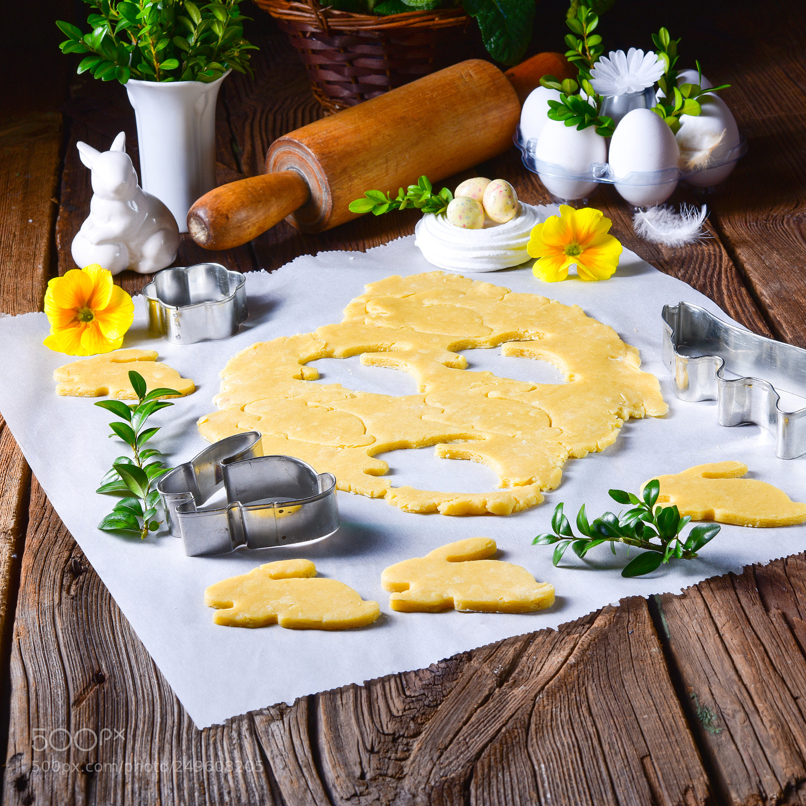 Nikon D810 sample photo. Raw easter cookies photography