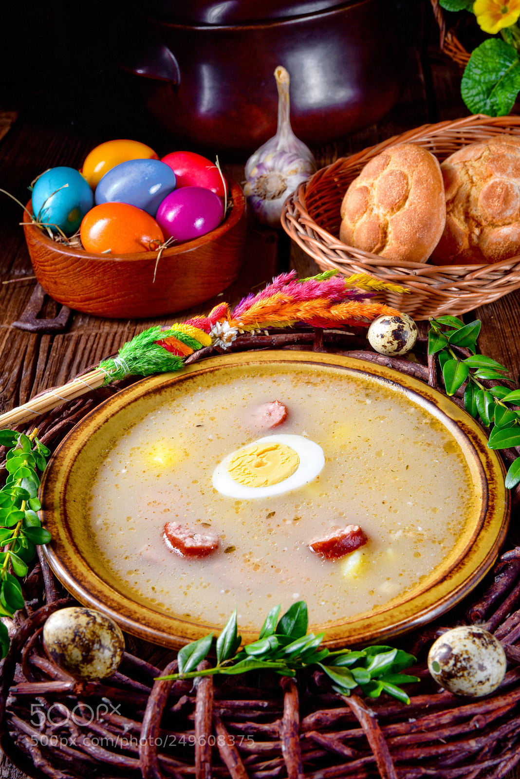 Nikon D810 sample photo. Sour rye soup photography