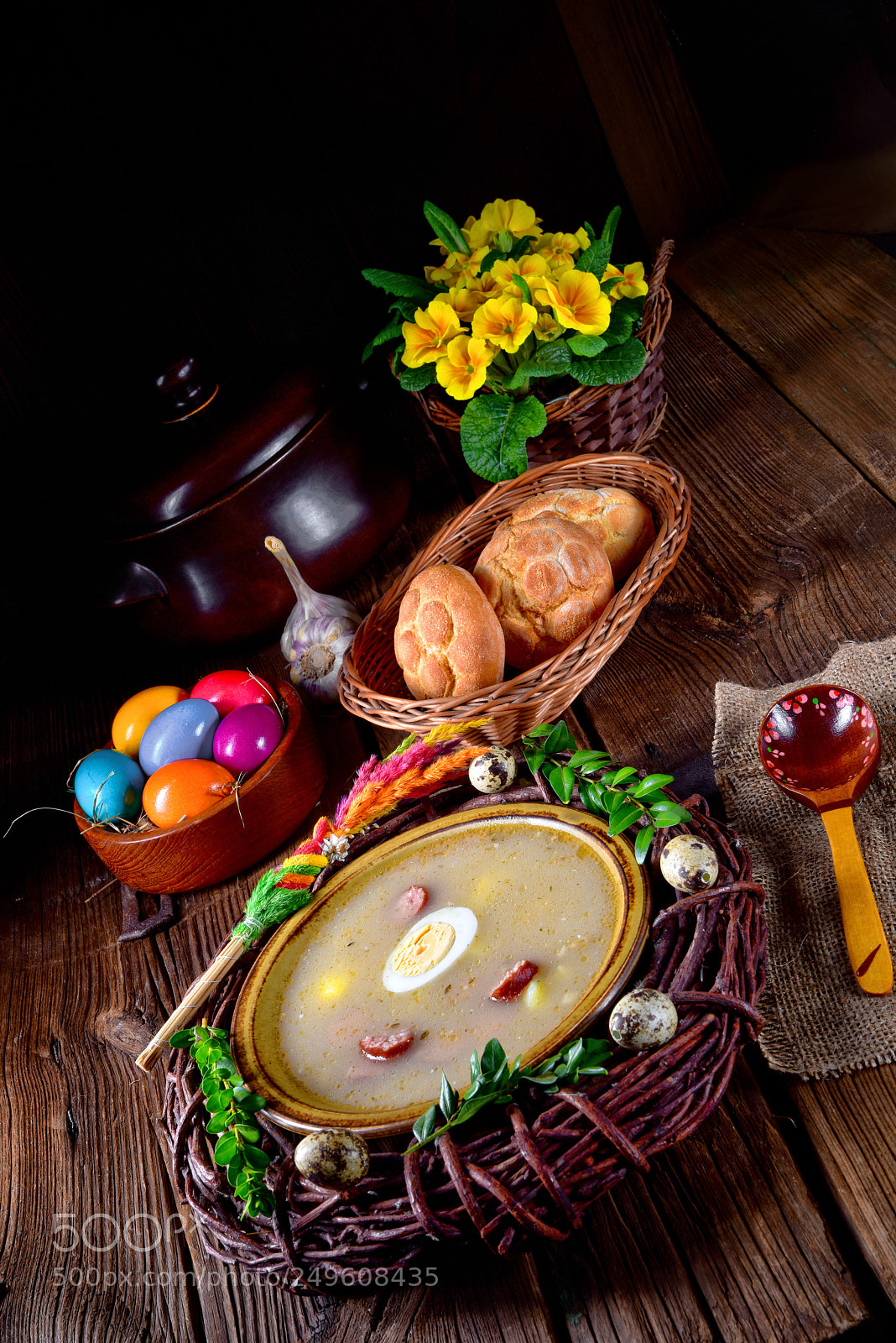 Nikon D810 sample photo. Sour rye soup photography