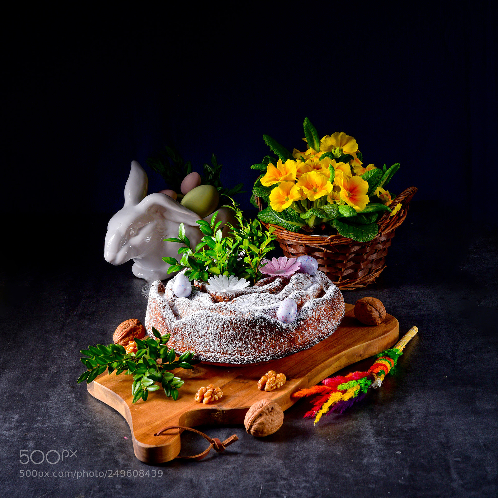 Nikon D810 sample photo. Traditional polish easter cake photography