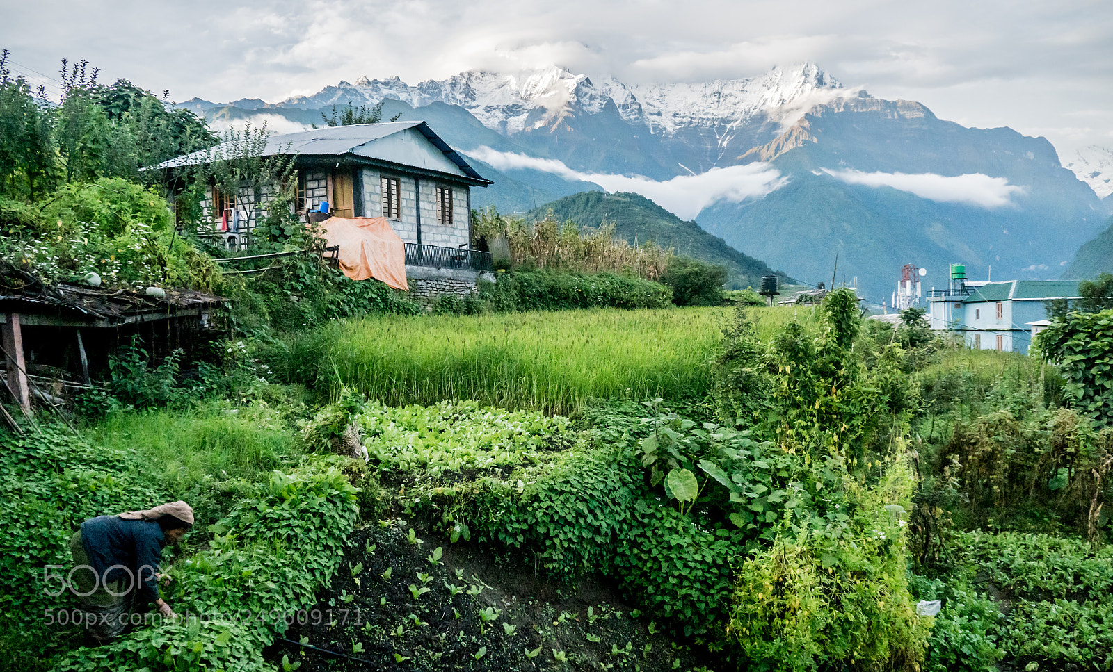 Panasonic Lumix DMC-GX85 (Lumix DMC-GX80 / Lumix DMC-GX7 Mark II) sample photo. House in the mountain photography