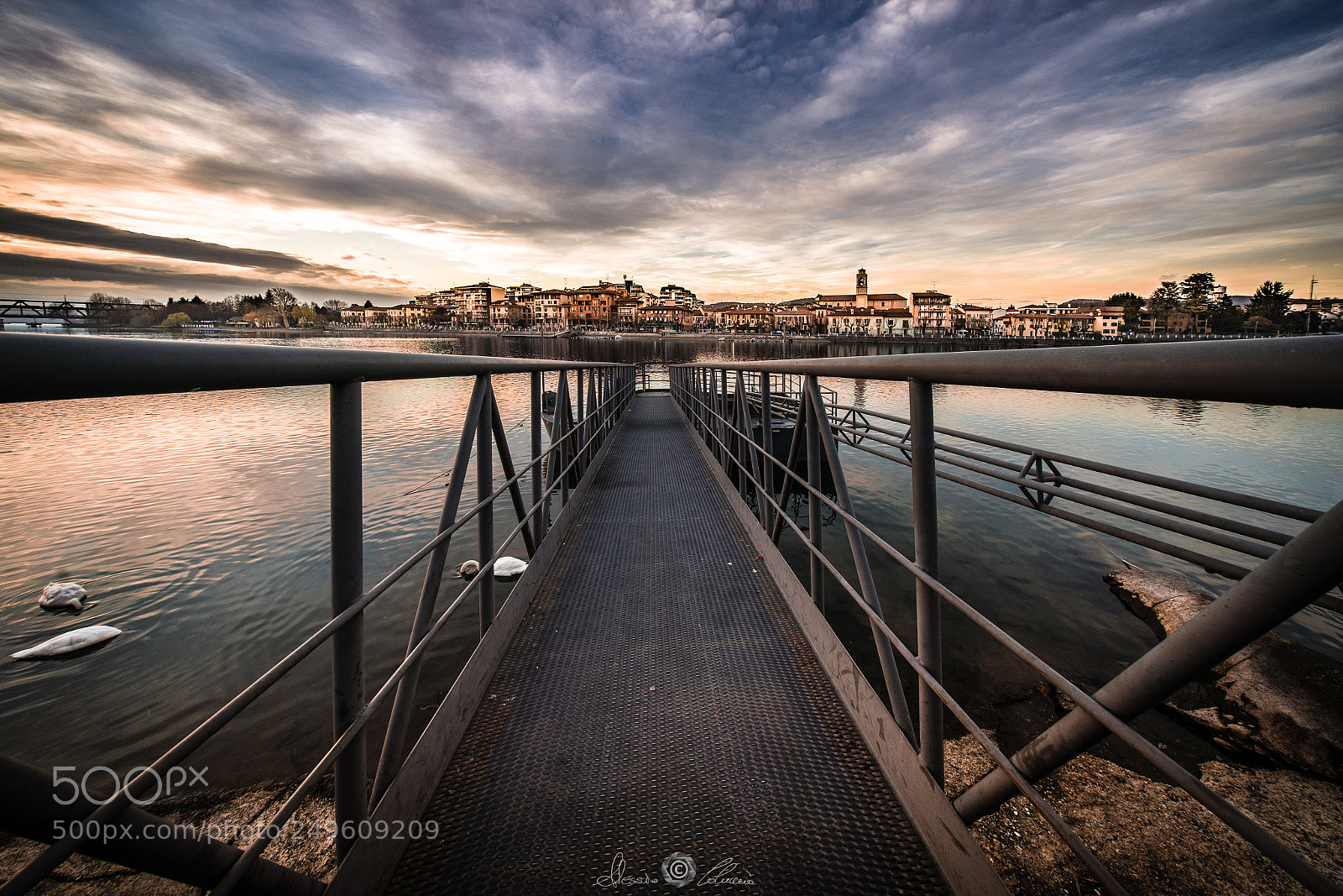 Sony a7 sample photo. Sesto calende cityscape photography