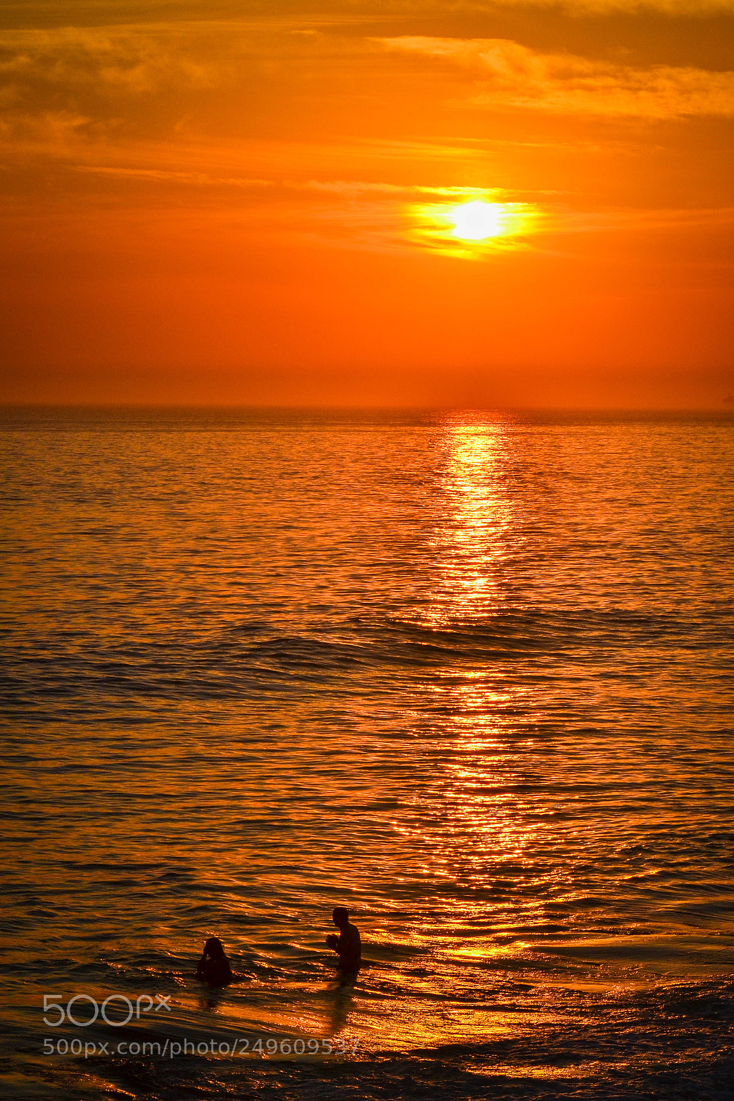 Nikon D3100 sample photo. Sun is going down photography