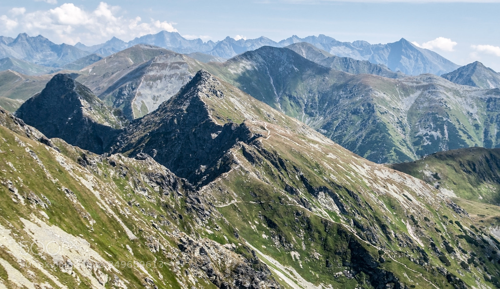 Nikon D60 sample photo. Tatra mountains panorama from photography