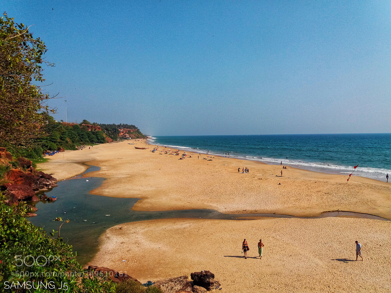 Samsung Galaxy J5 sample photo. Varkala beach, trivandrum, kerala photography