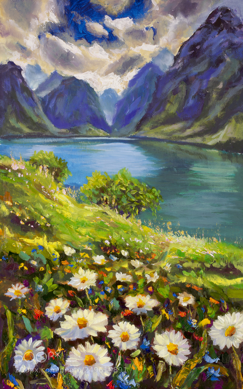 Canon EOS 60D sample photo. Oil painting summer field photography