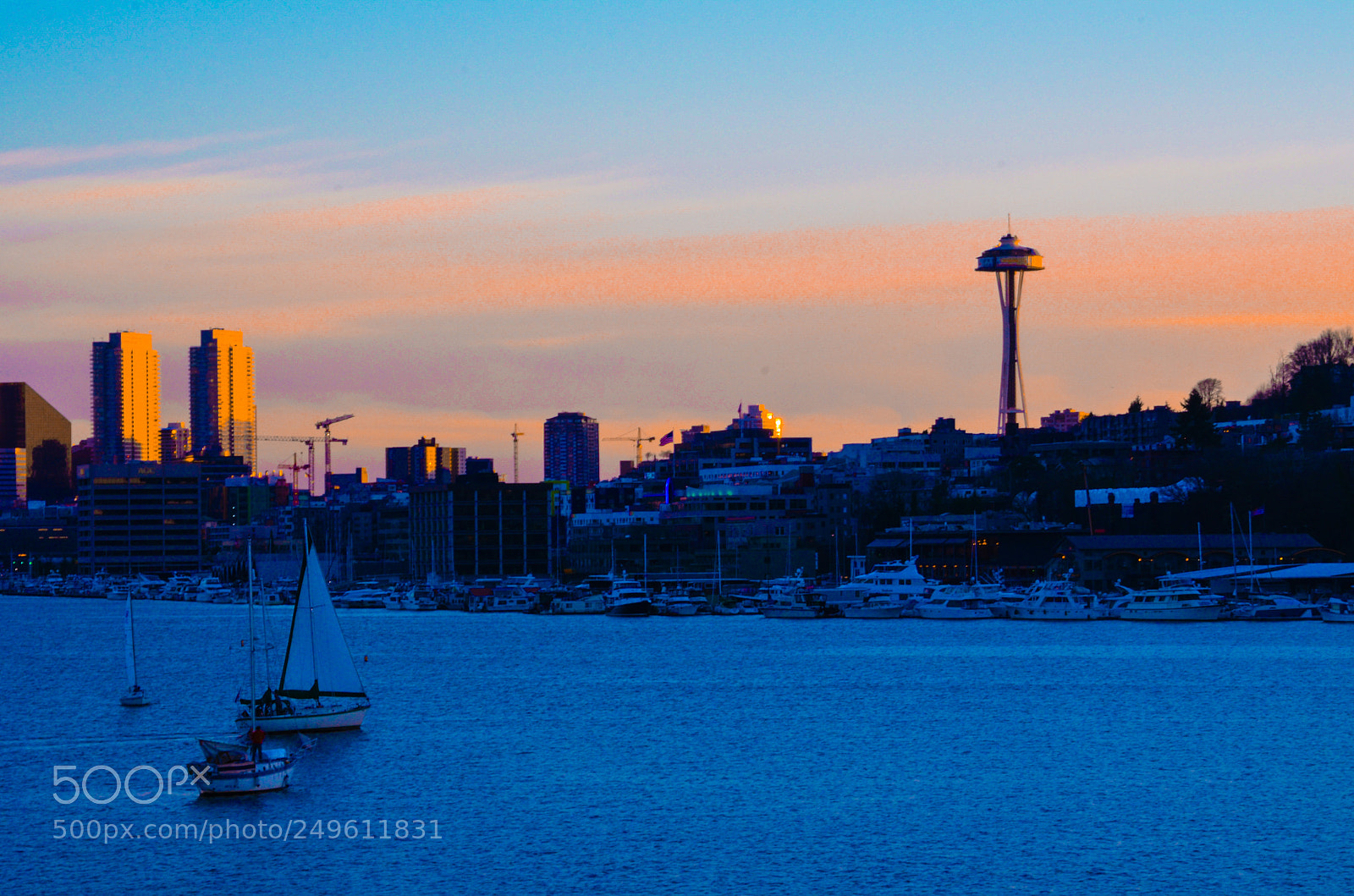 Nikon D5100 sample photo. Seattle skyline view photography